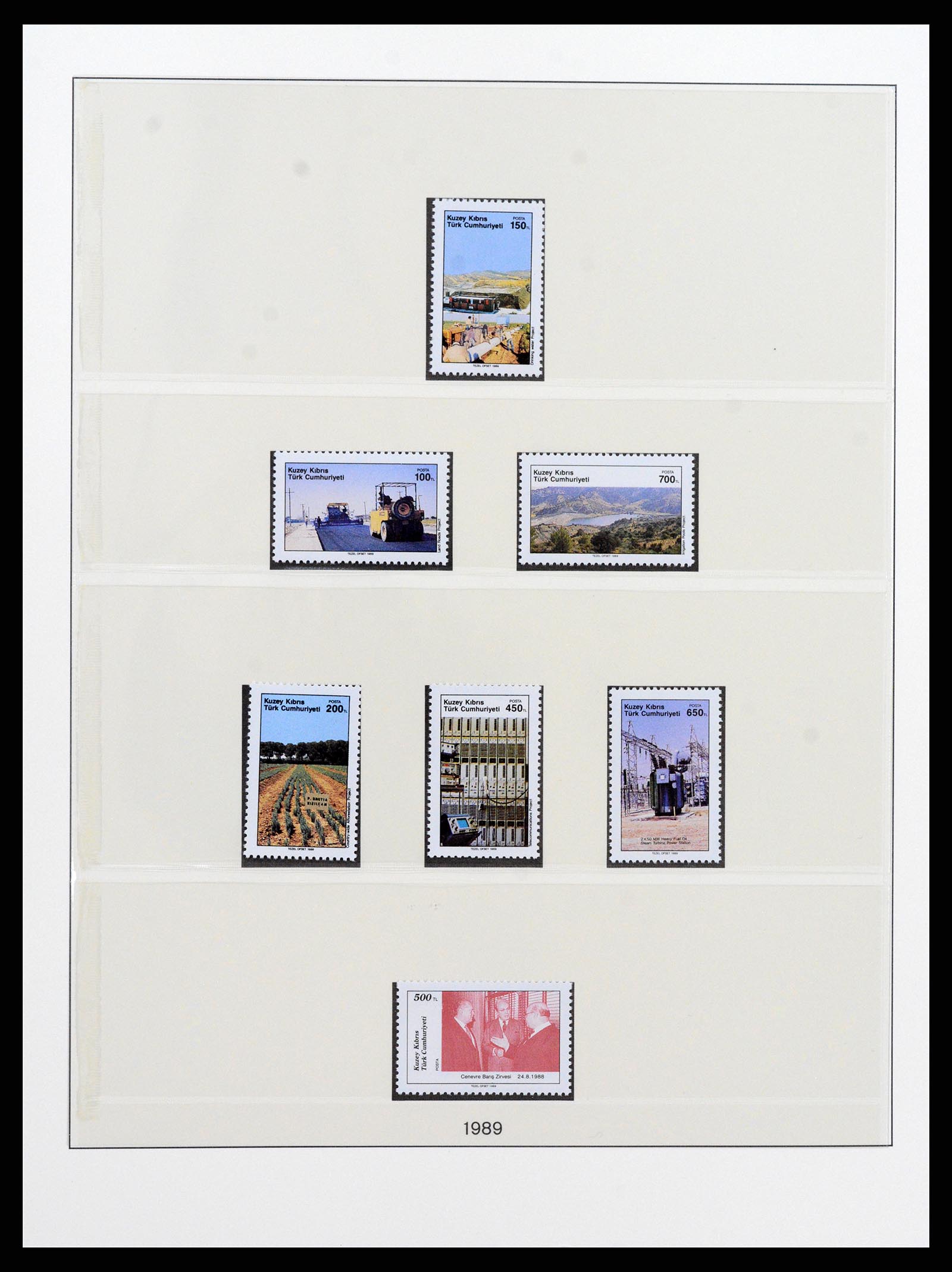 37477 027 - Postzegelverzameling 37477 Turks Cyprus 1974-1991.
