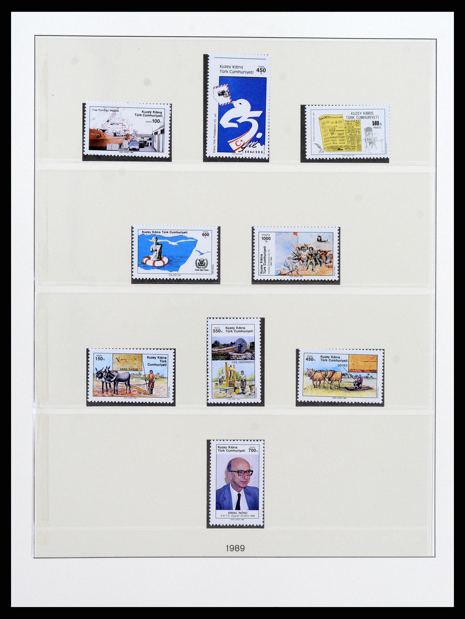 37477 028 - Postzegelverzameling 37477 Turks Cyprus 1974-1991.