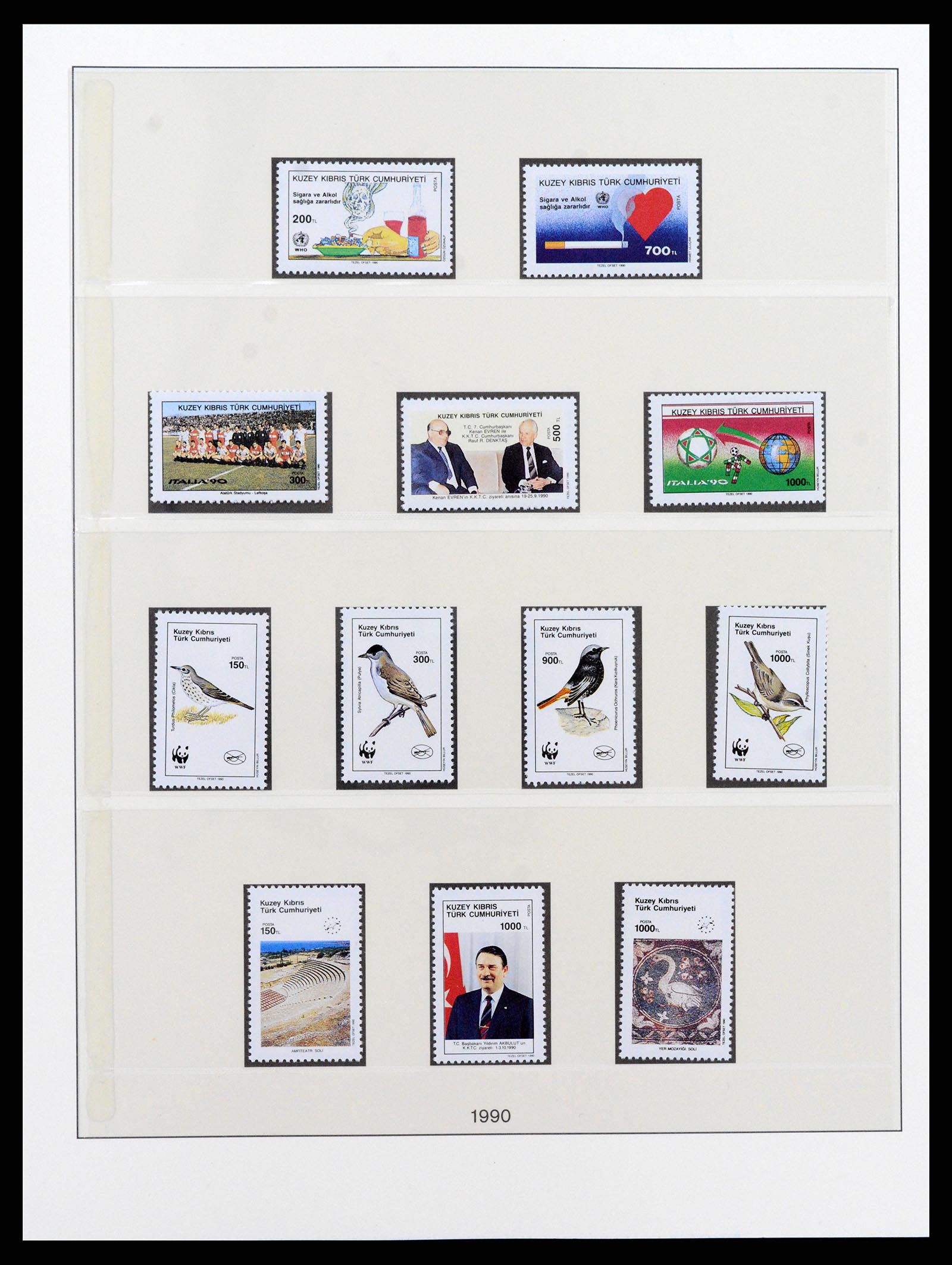 37477 030 - Postzegelverzameling 37477 Turks Cyprus 1974-1991.