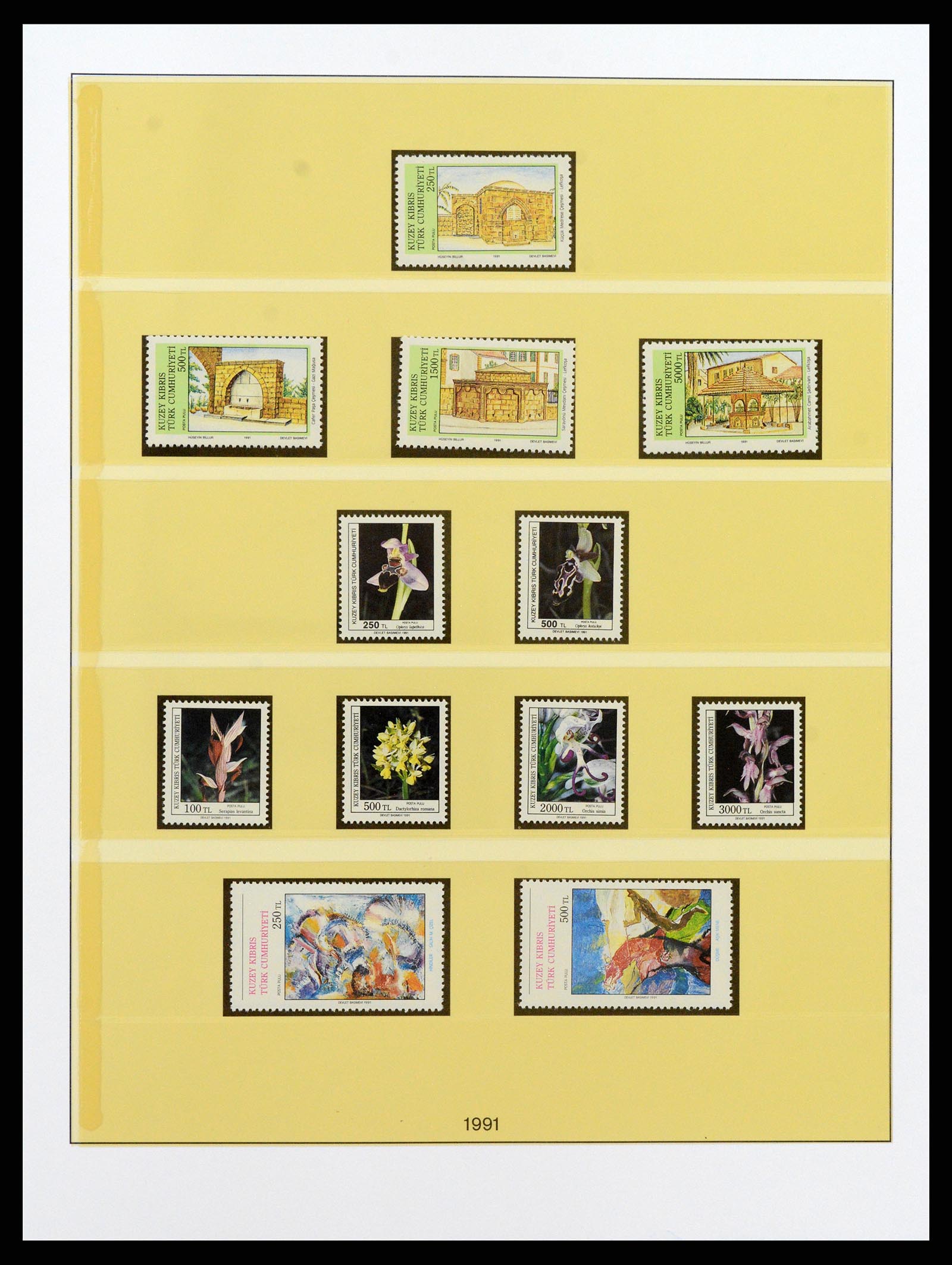37477 033 - Postzegelverzameling 37477 Turks Cyprus 1974-1991.