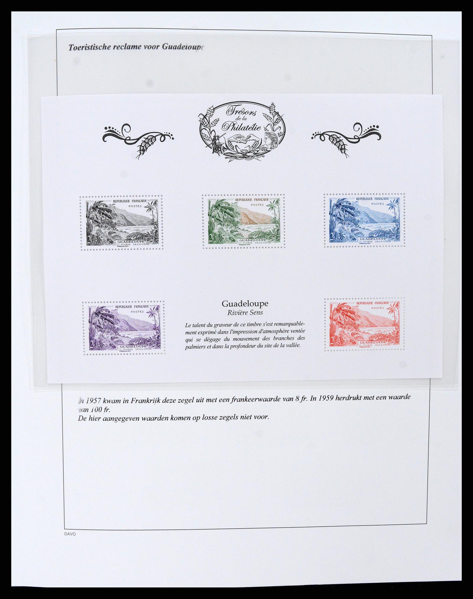 37480 010 - Postzegelverzameling 37480 Guadeloupe supercollectie 1823-1947.