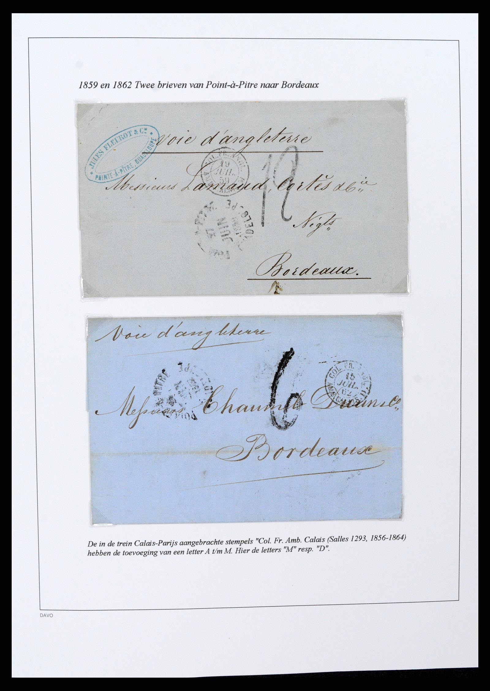 37480 023 - Postzegelverzameling 37480 Guadeloupe supercollectie 1823-1947.