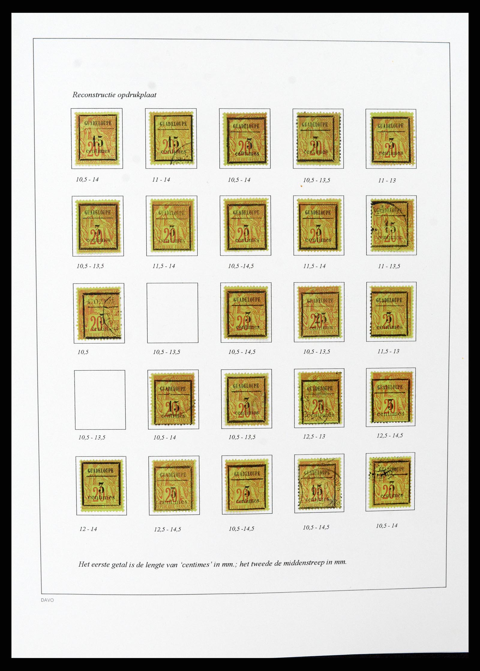 37480 038 - Stamp collection 37480 Guadeloupe supercollection 1823-1947.