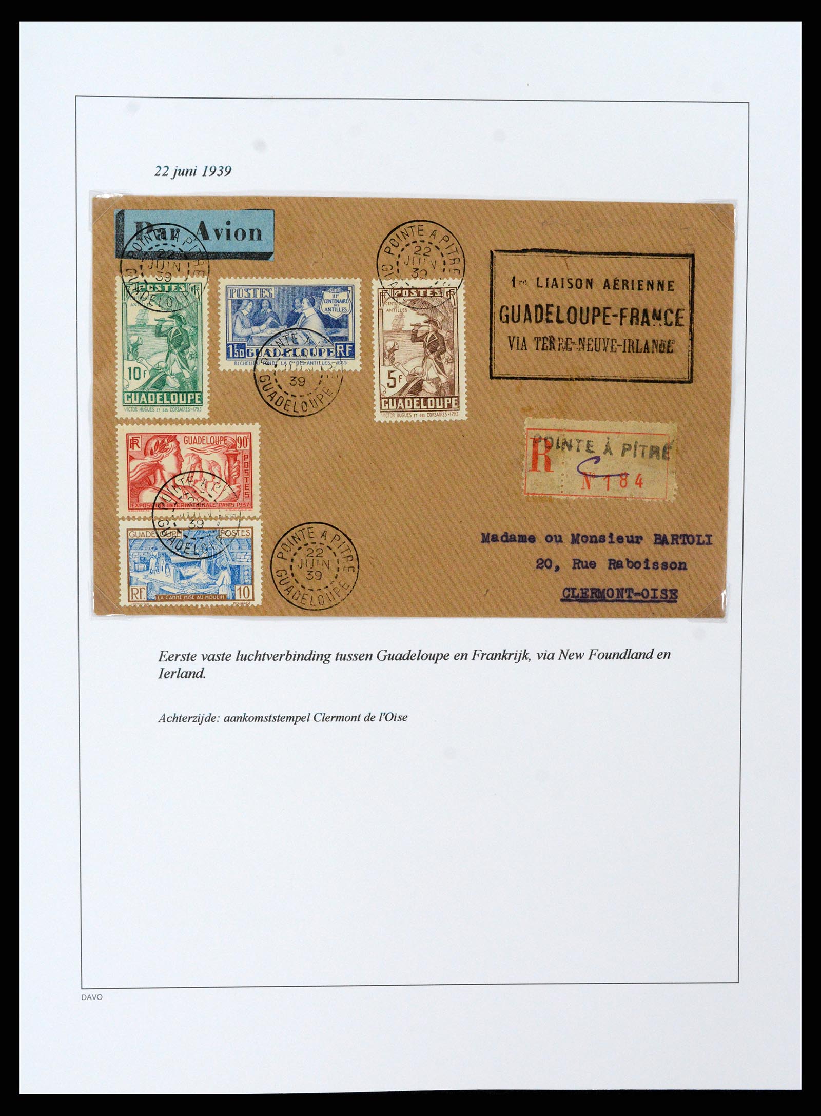 37480 068 - Stamp collection 37480 Guadeloupe supercollection 1823-1947.