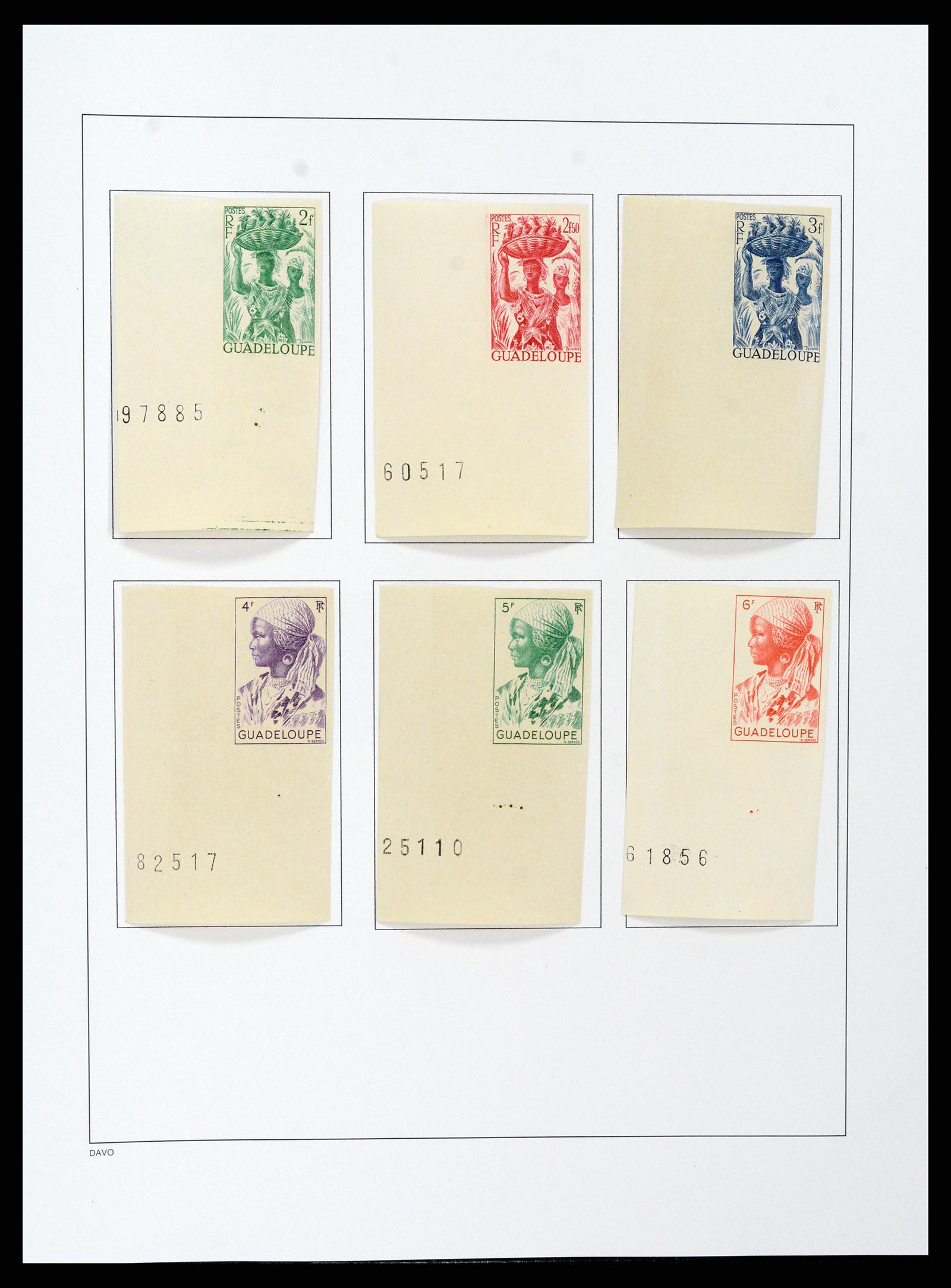 37480 082 - Postzegelverzameling 37480 Guadeloupe supercollectie 1823-1947.