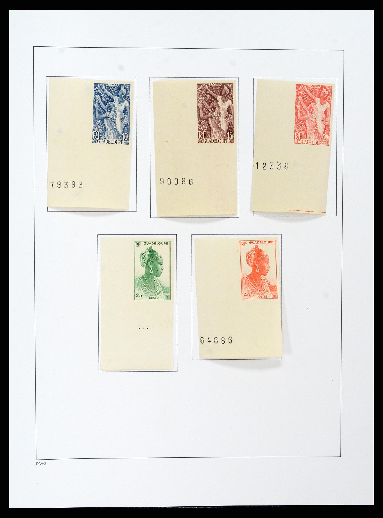 37480 083 - Postzegelverzameling 37480 Guadeloupe supercollectie 1823-1947.