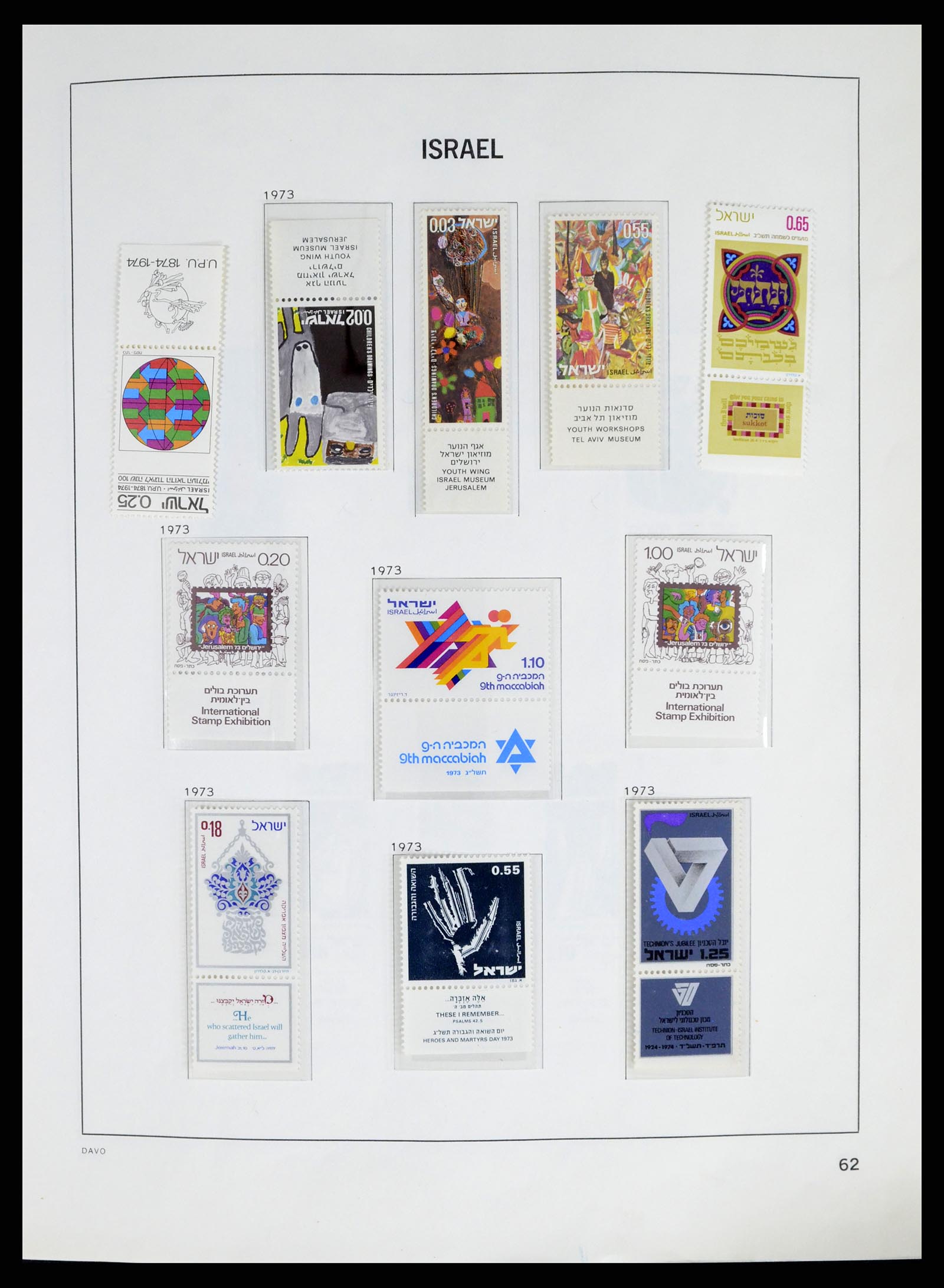 37481 055 - Postzegelverzameling 37481 Israël 1949-2011.