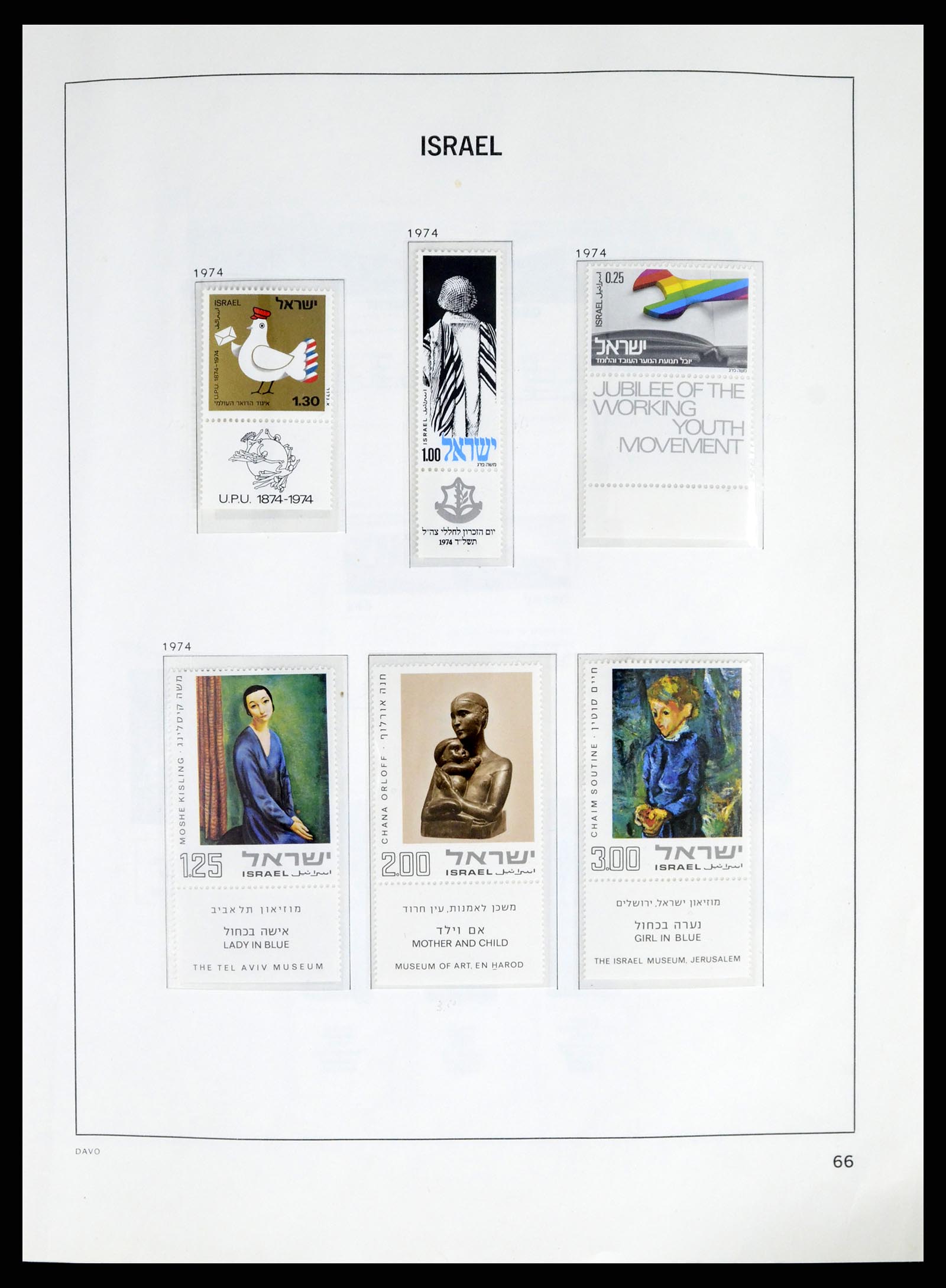 37481 059 - Postzegelverzameling 37481 Israël 1949-2011.