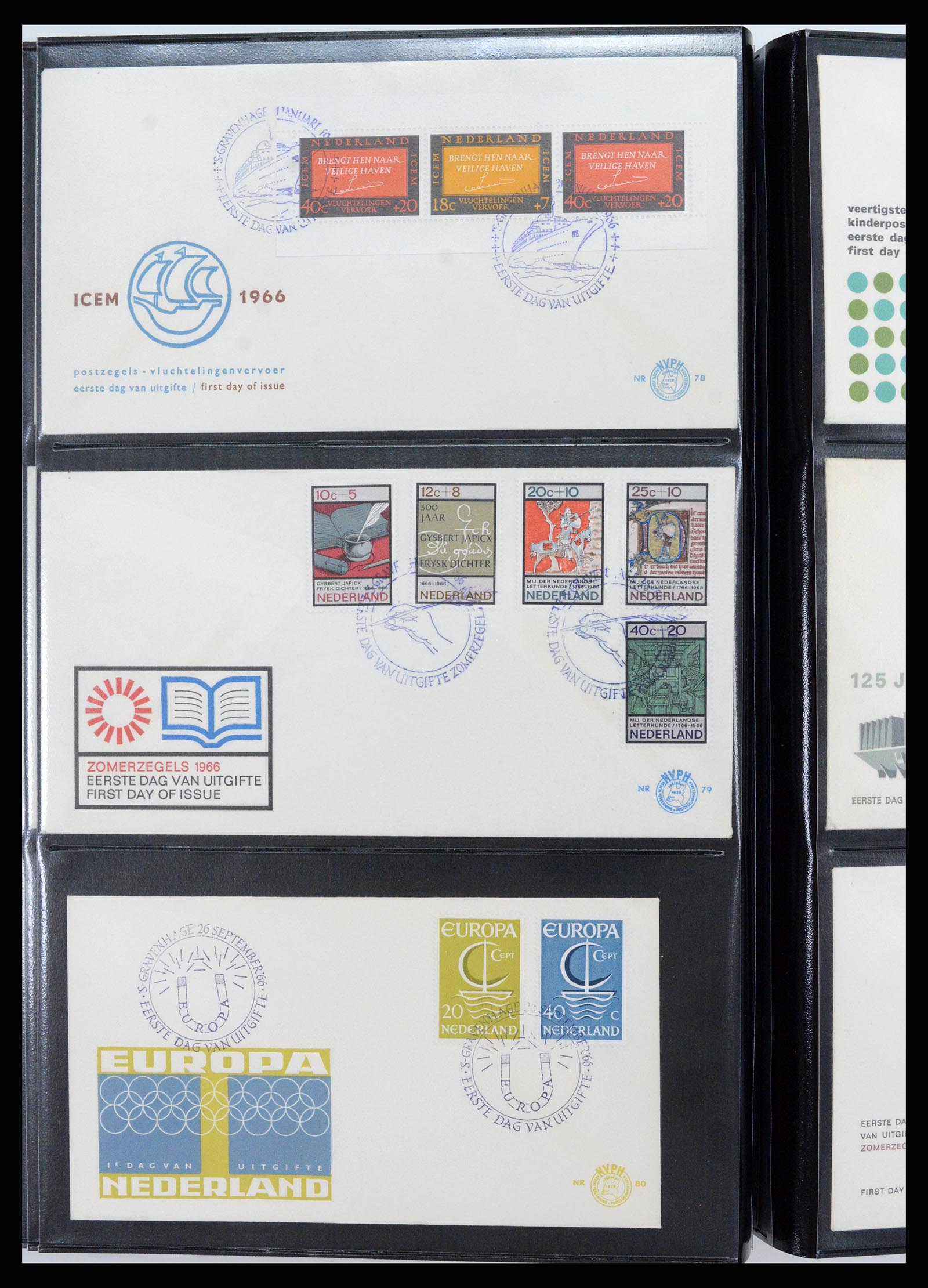 37484 029 - Postzegelverzameling 37484 Nederland FDC's 1950-1976.