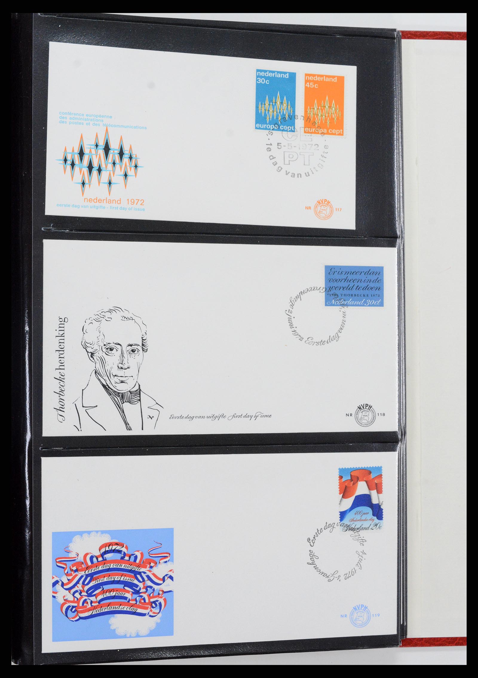 37484 041 - Postzegelverzameling 37484 Nederland FDC's 1950-1976.