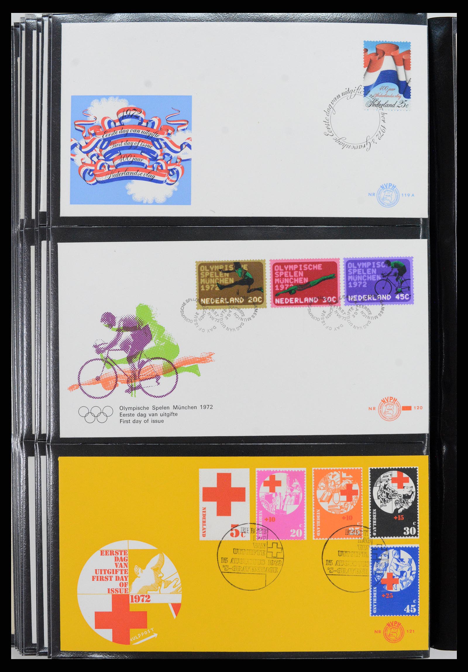 37484 043 - Postzegelverzameling 37484 Nederland FDC's 1950-1976.