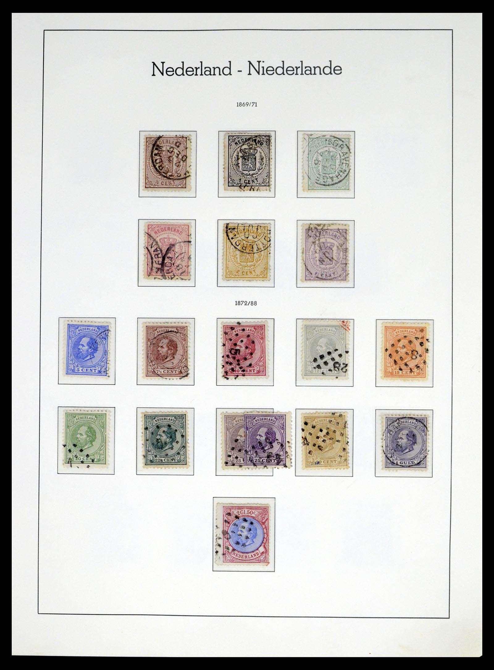 37486 003 - Postzegelverzameling 37486 Nederland 1852-1968.