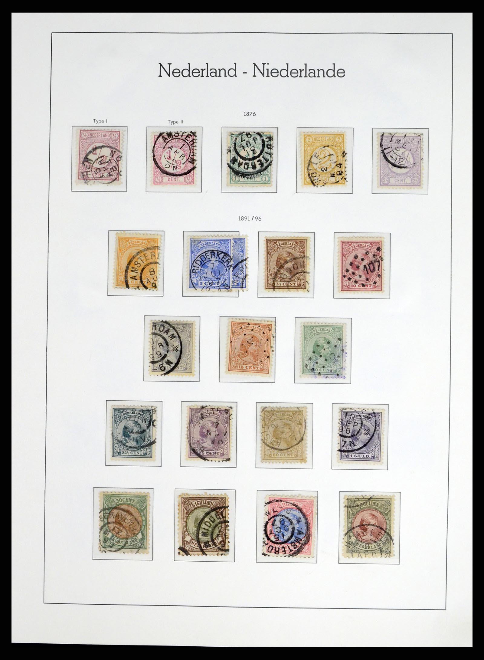 37486 005 - Postzegelverzameling 37486 Nederland 1852-1968.
