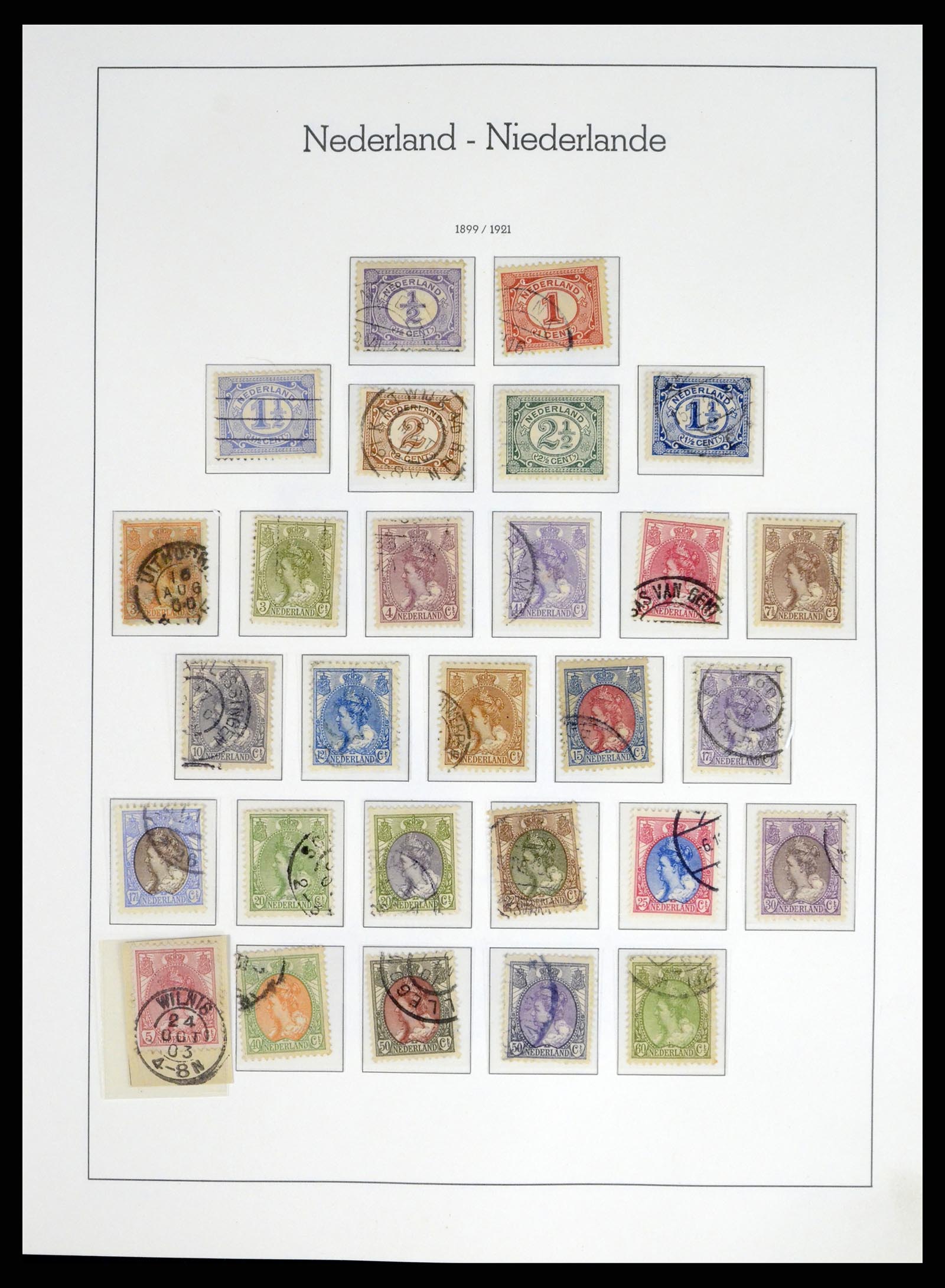 37486 007 - Postzegelverzameling 37486 Nederland 1852-1968.