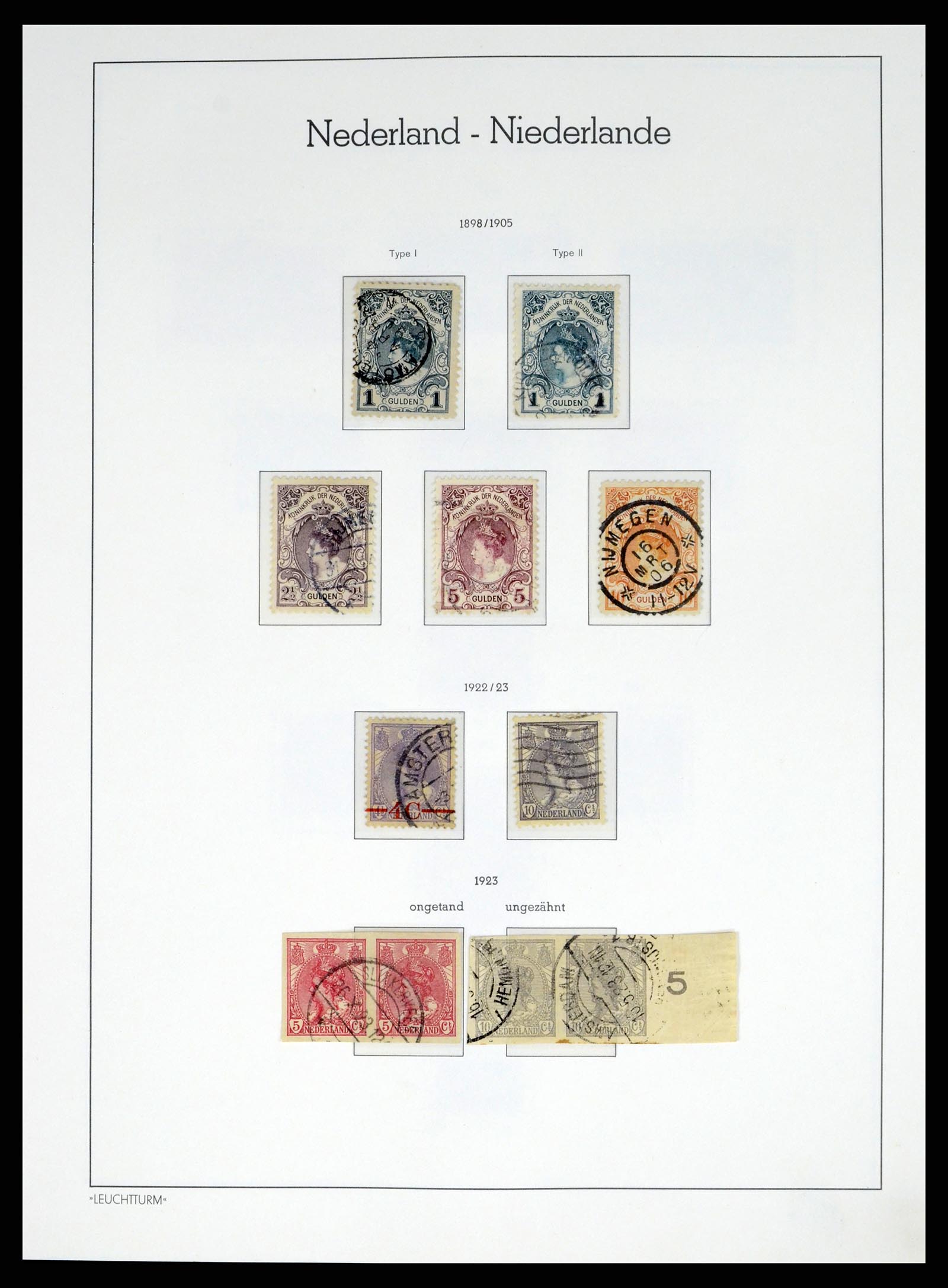 37486 008 - Postzegelverzameling 37486 Nederland 1852-1968.