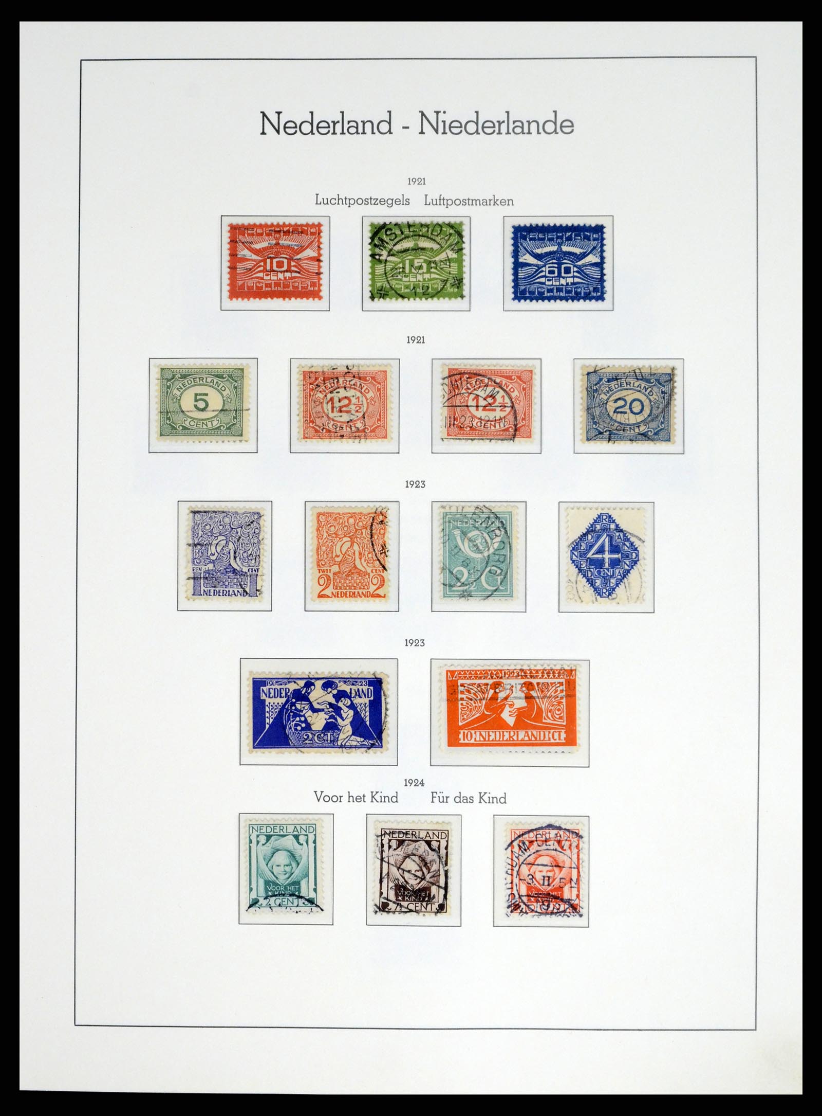 37486 011 - Postzegelverzameling 37486 Nederland 1852-1968.