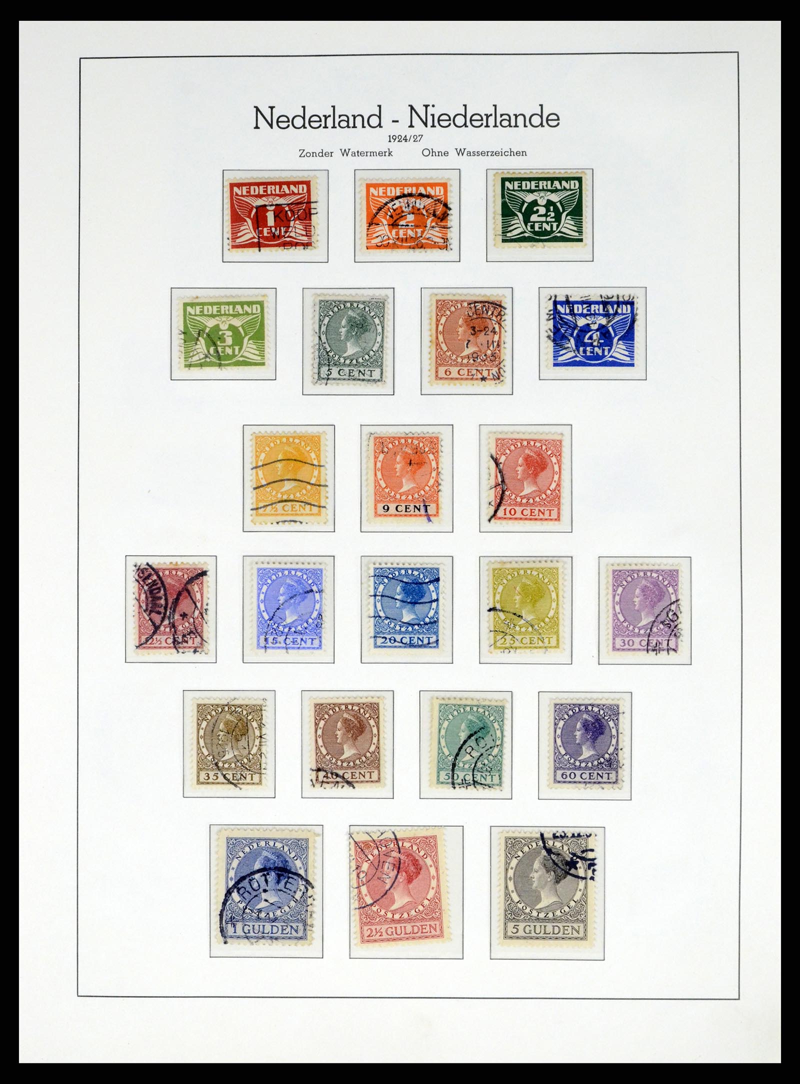 37486 015 - Postzegelverzameling 37486 Nederland 1852-1968.