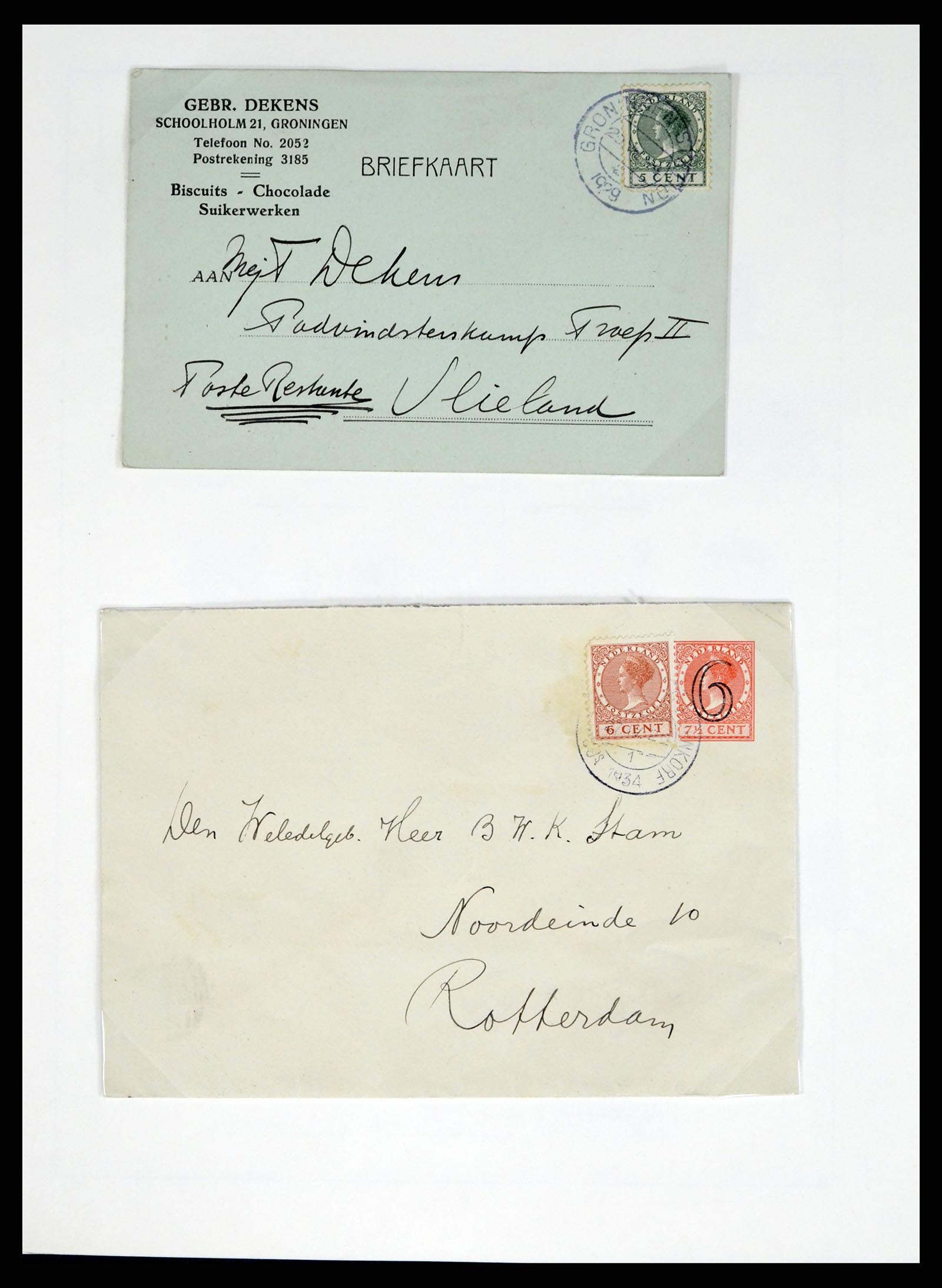 37486 016 - Postzegelverzameling 37486 Nederland 1852-1968.