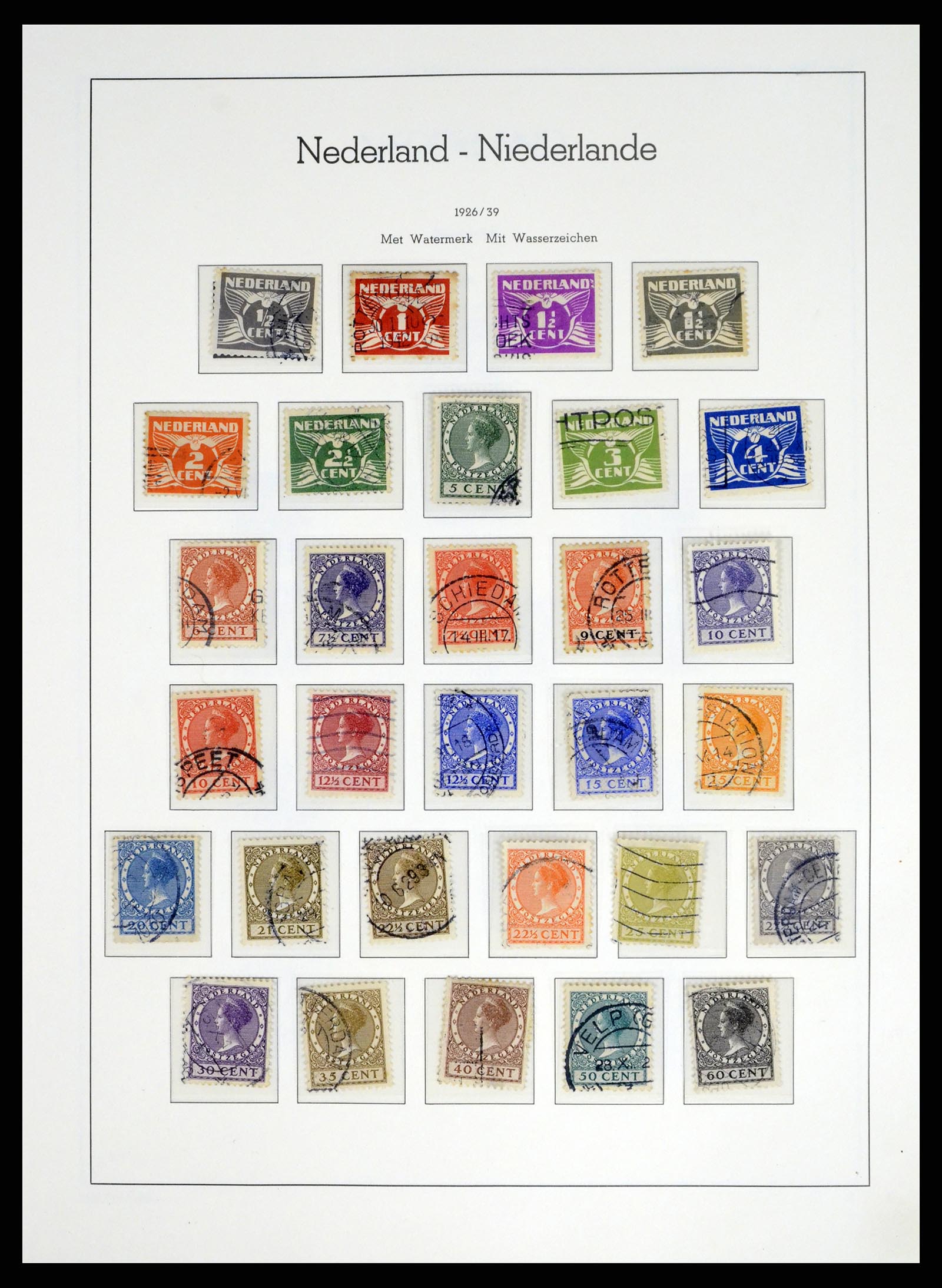 37486 017 - Postzegelverzameling 37486 Nederland 1852-1968.