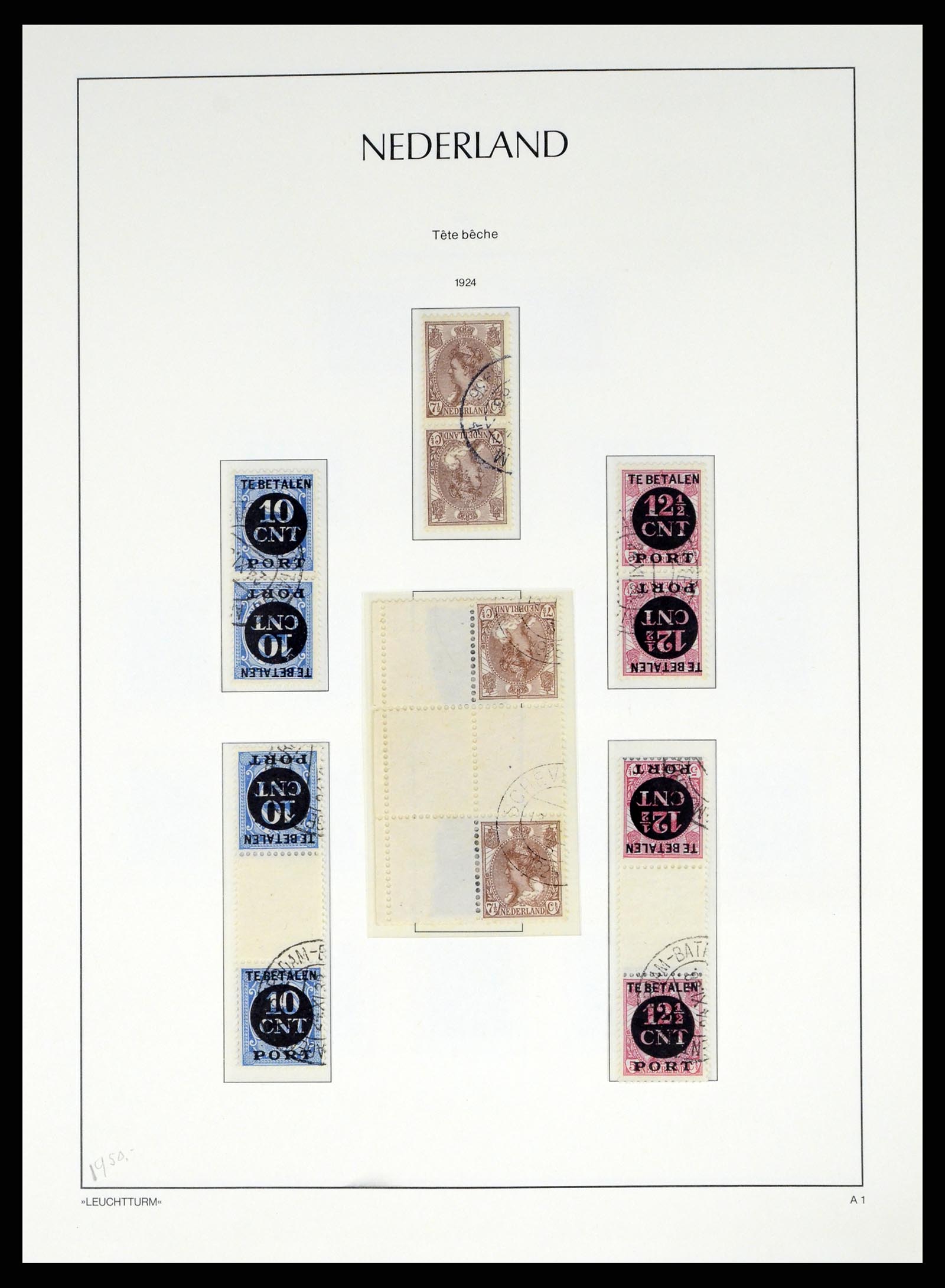 37486 018 - Postzegelverzameling 37486 Nederland 1852-1968.