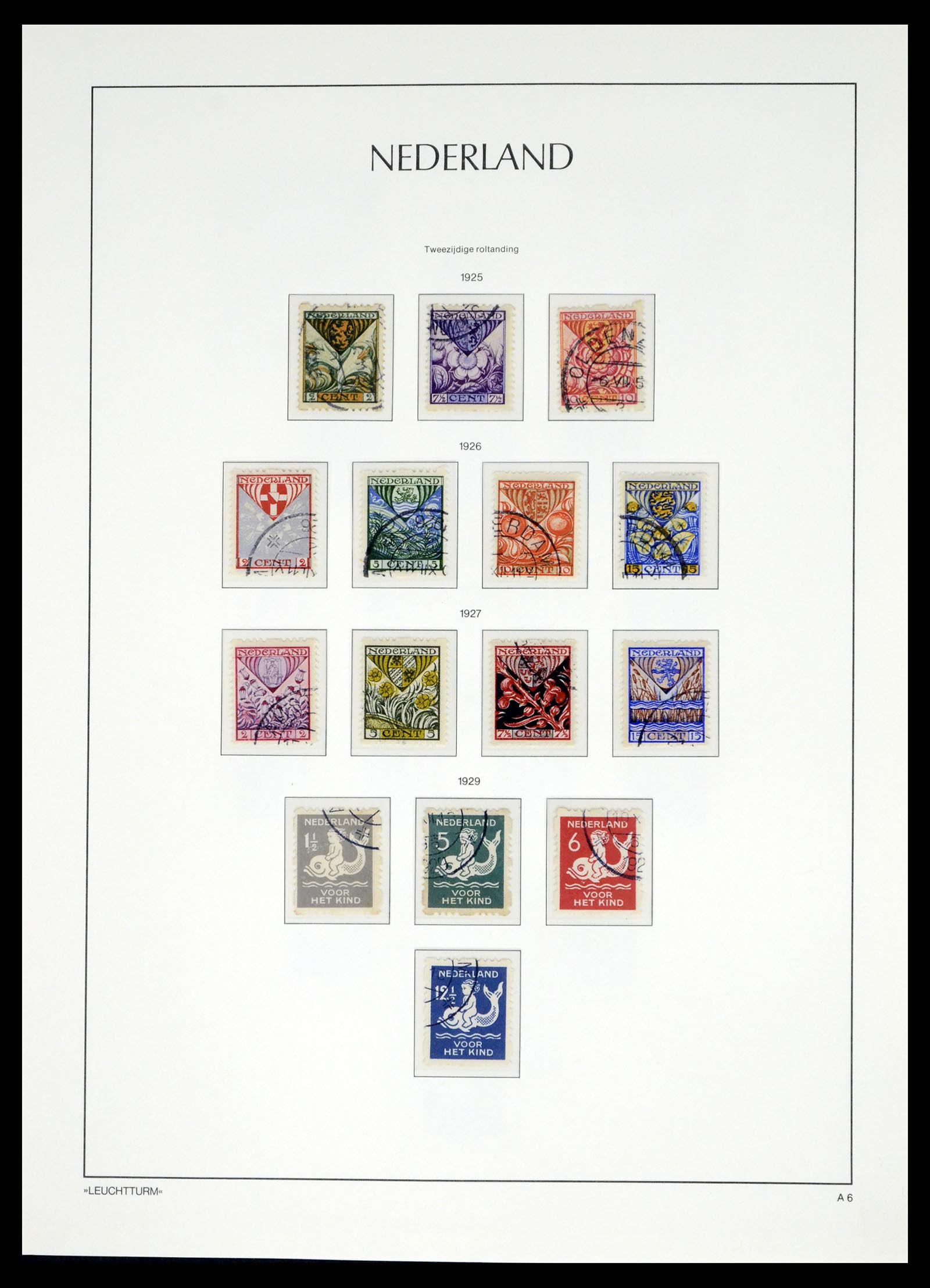 37486 025 - Postzegelverzameling 37486 Nederland 1852-1968.