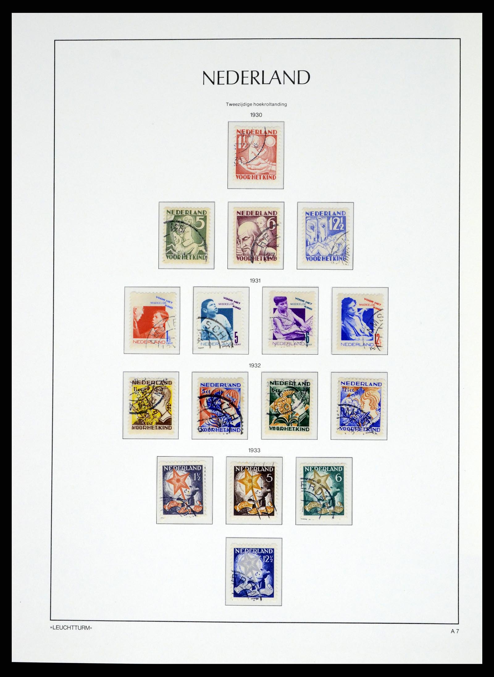 37486 027 - Postzegelverzameling 37486 Nederland 1852-1968.