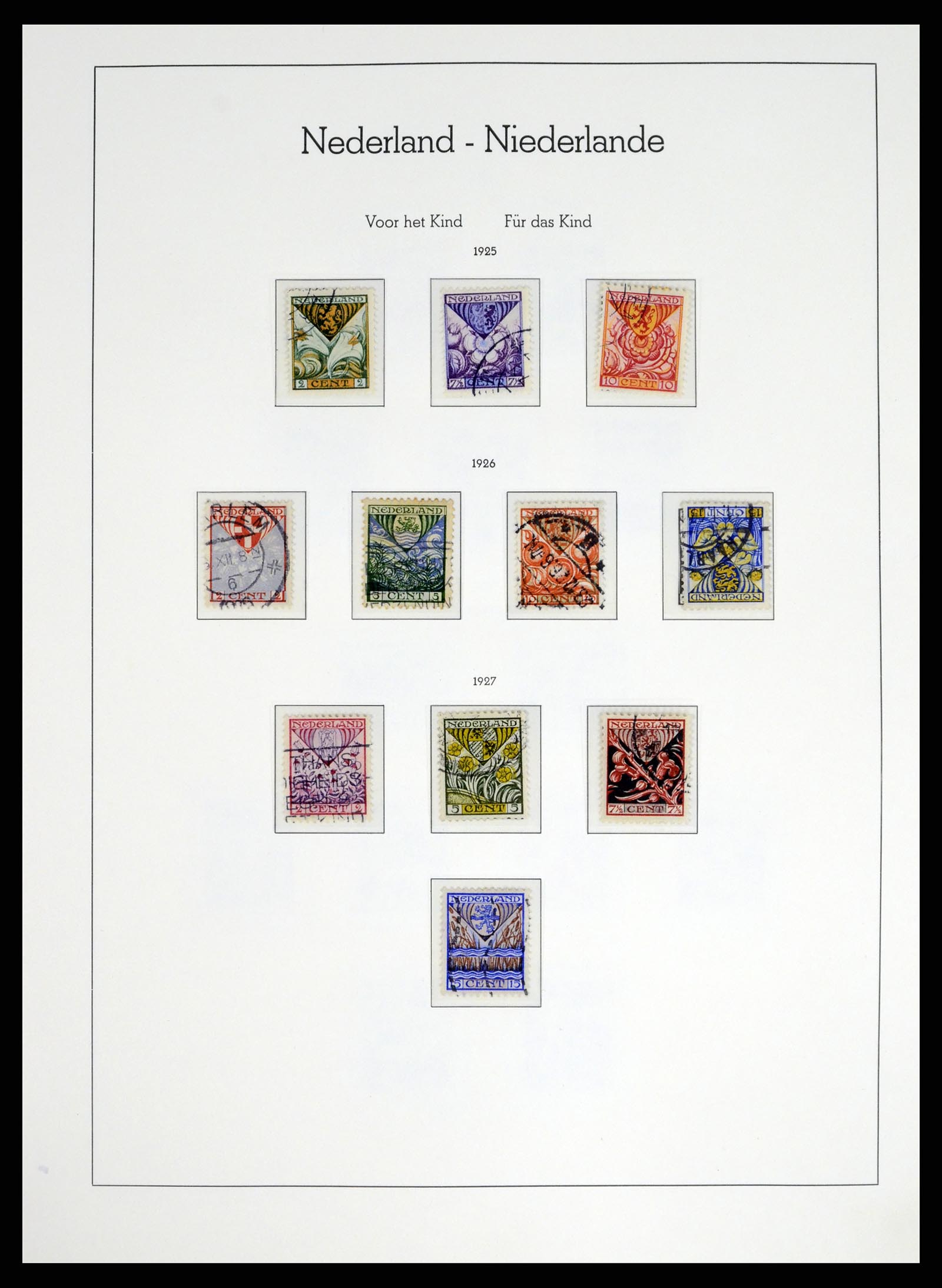 37486 028 - Postzegelverzameling 37486 Nederland 1852-1968.