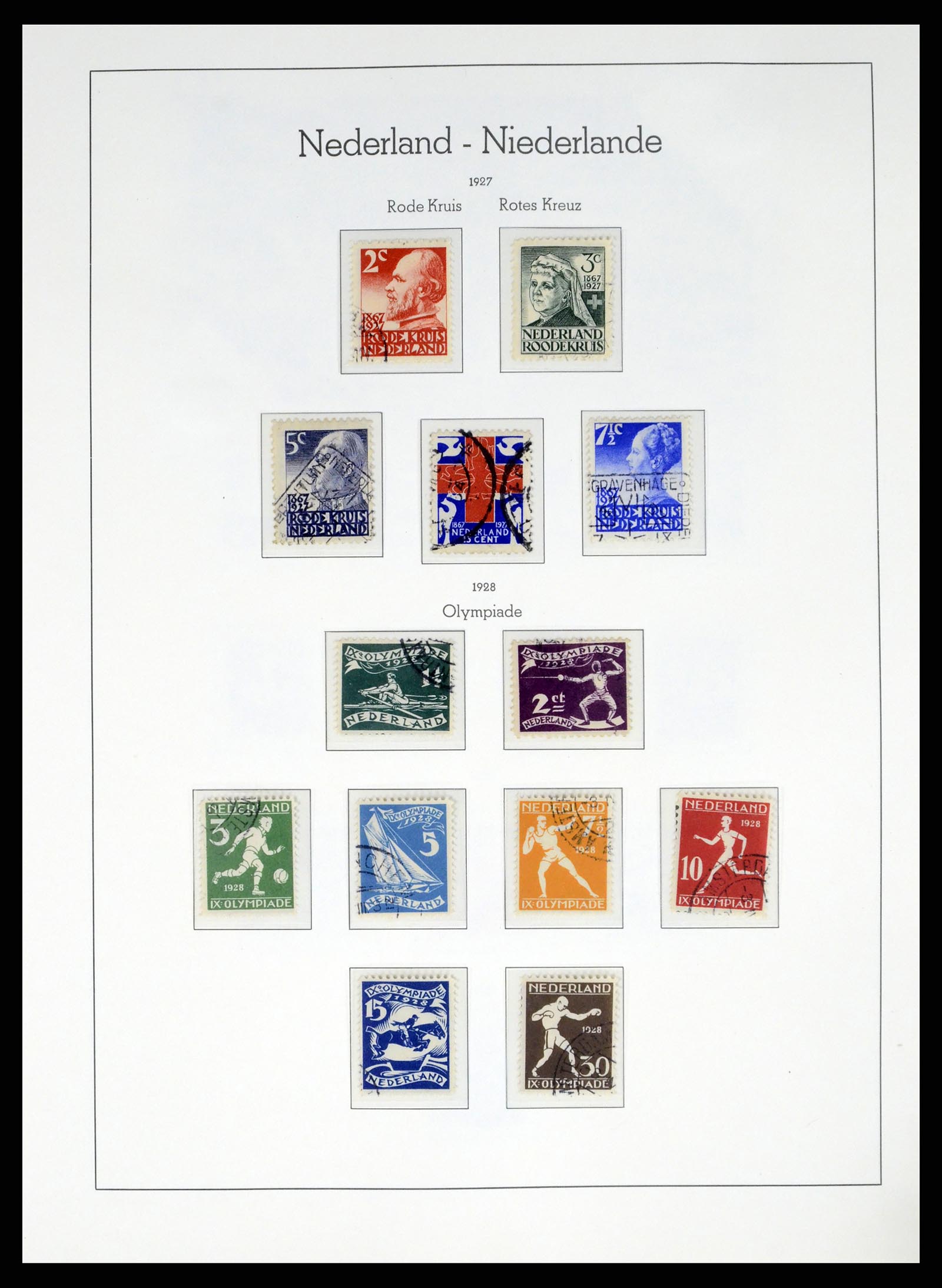 37486 029 - Postzegelverzameling 37486 Nederland 1852-1968.