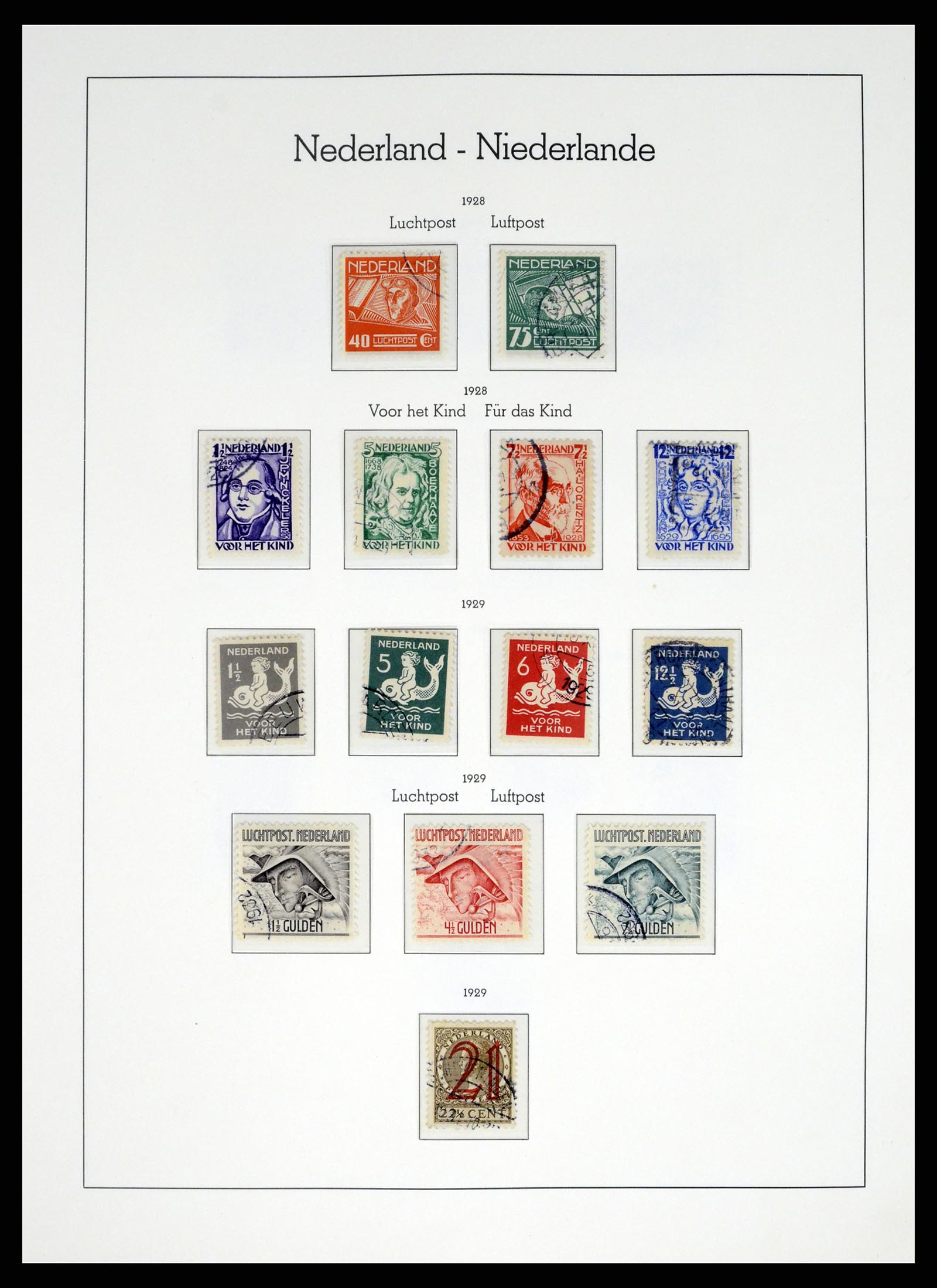 37486 031 - Postzegelverzameling 37486 Nederland 1852-1968.