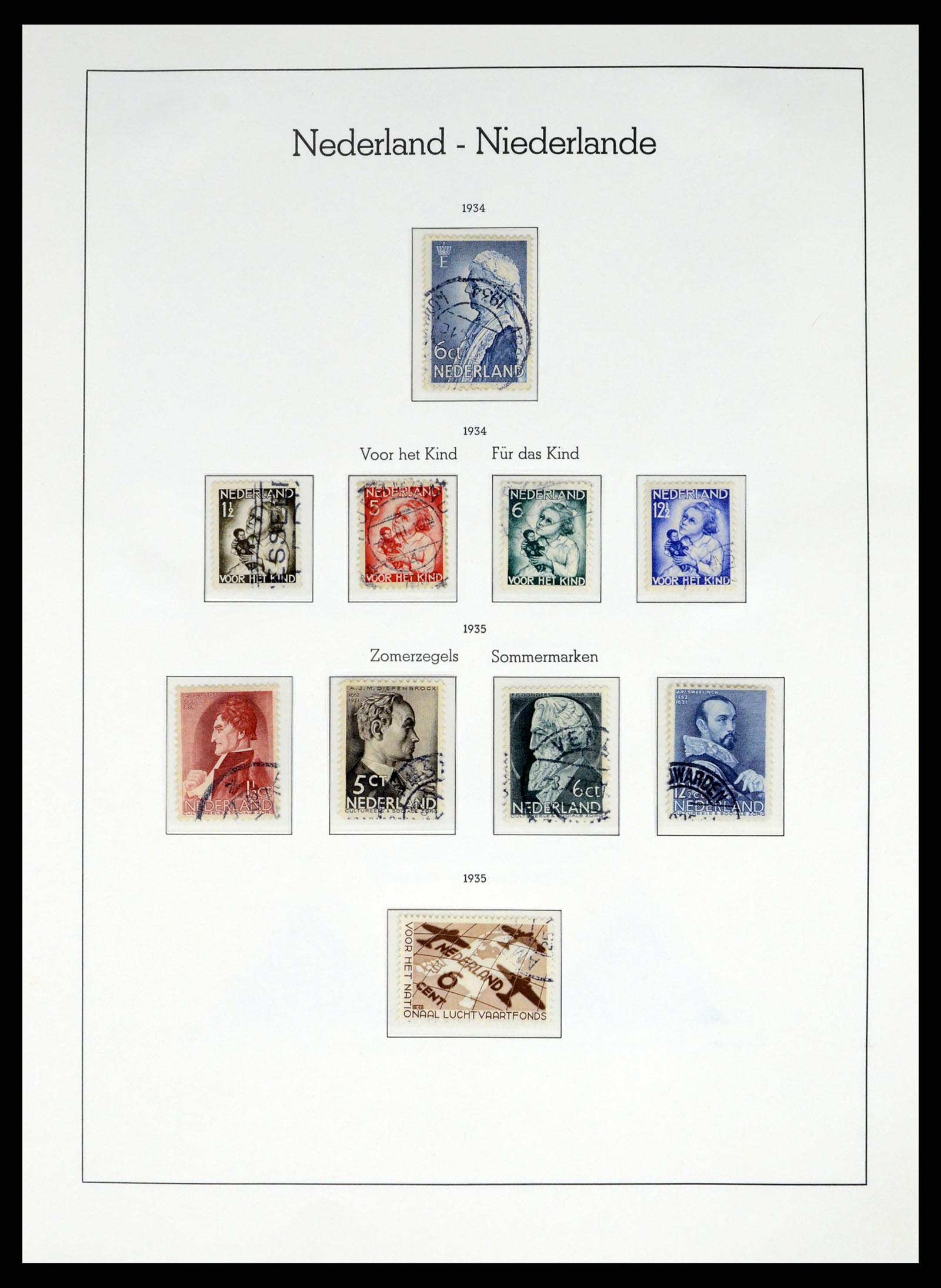 37486 036 - Postzegelverzameling 37486 Nederland 1852-1968.