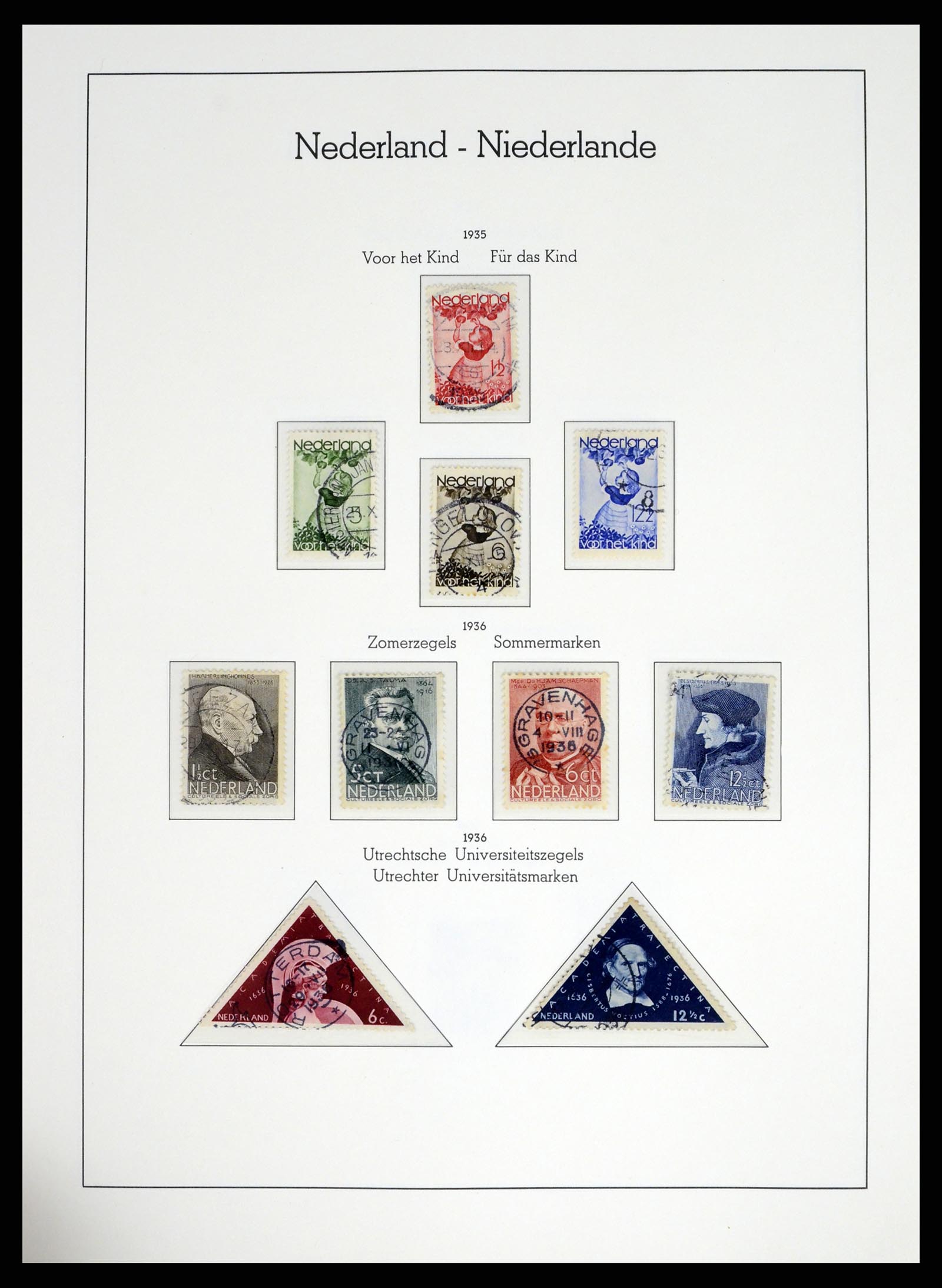 37486 038 - Postzegelverzameling 37486 Nederland 1852-1968.
