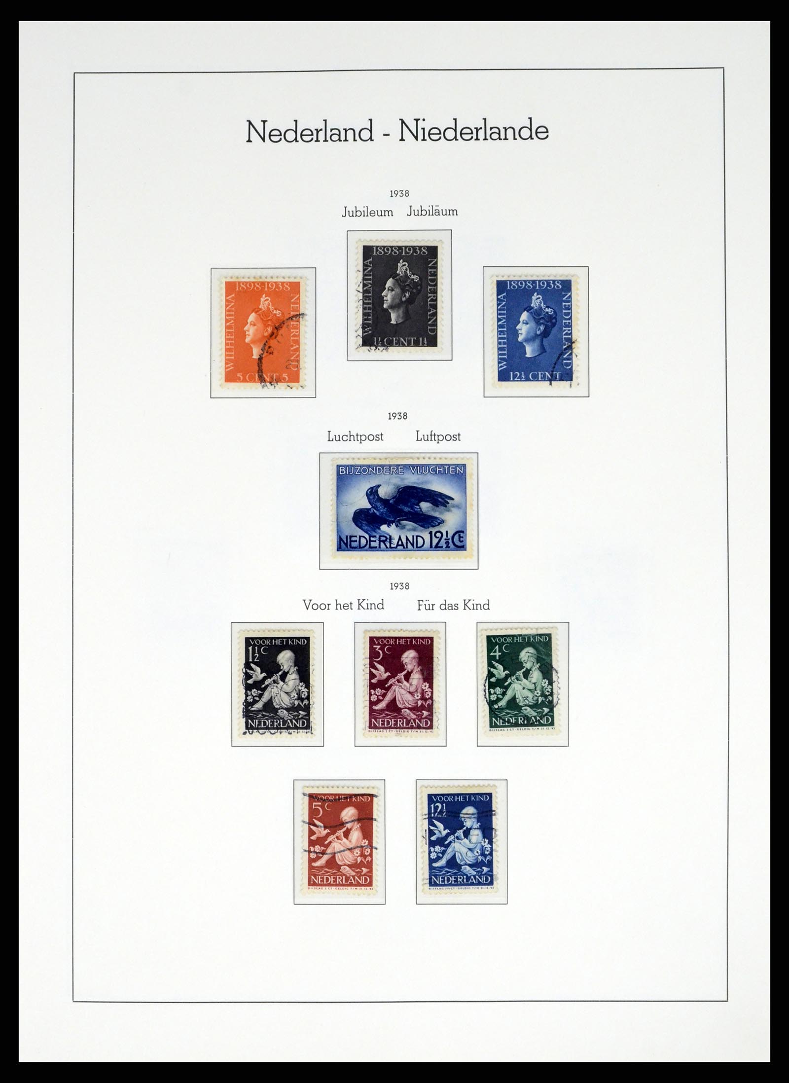 37486 041 - Postzegelverzameling 37486 Nederland 1852-1968.