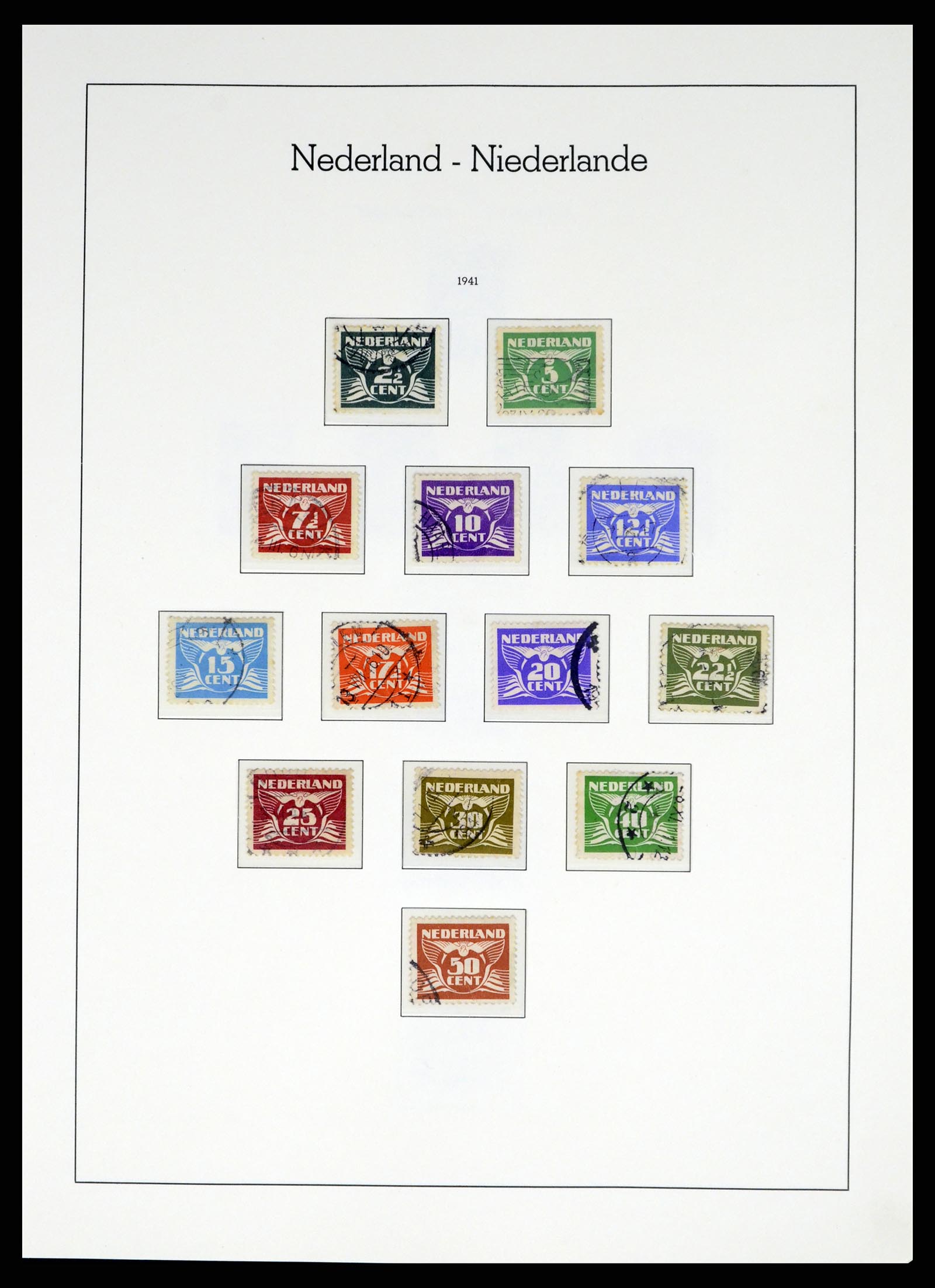 37486 047 - Postzegelverzameling 37486 Nederland 1852-1968.