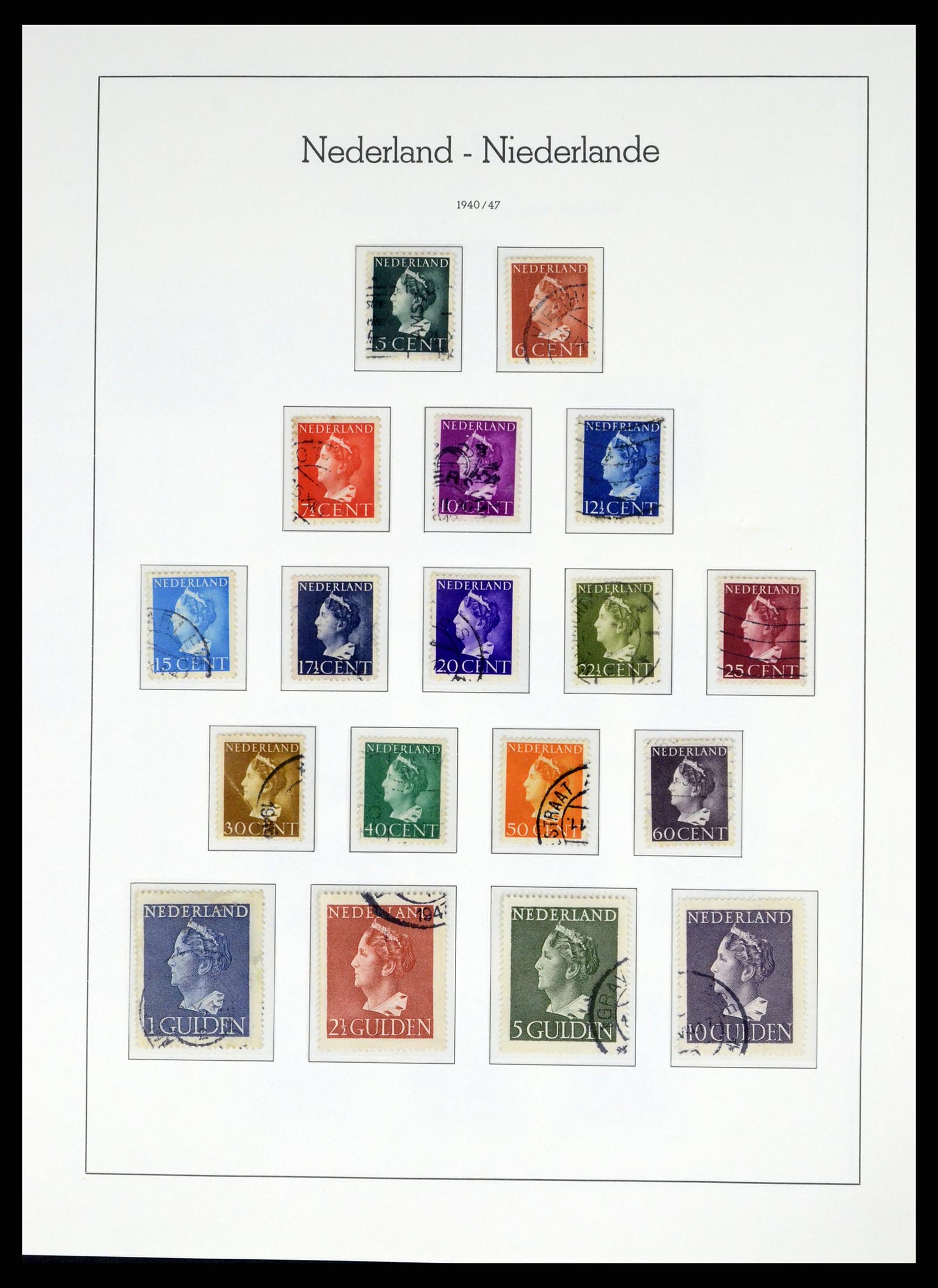 37486 053 - Postzegelverzameling 37486 Nederland 1852-1968.