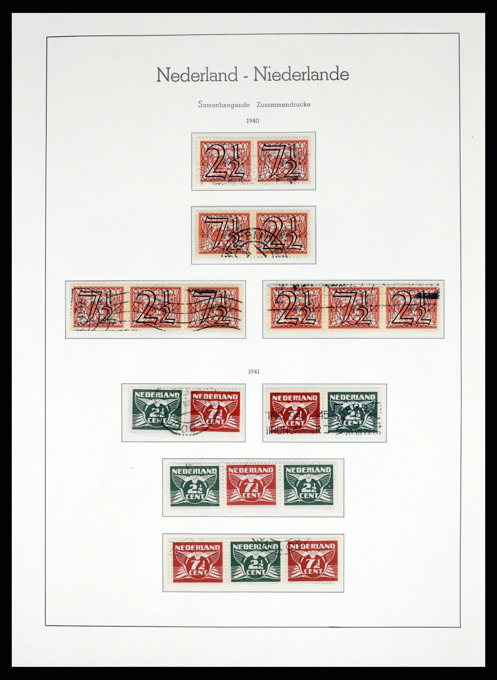37486 057 - Postzegelverzameling 37486 Nederland 1852-1968.