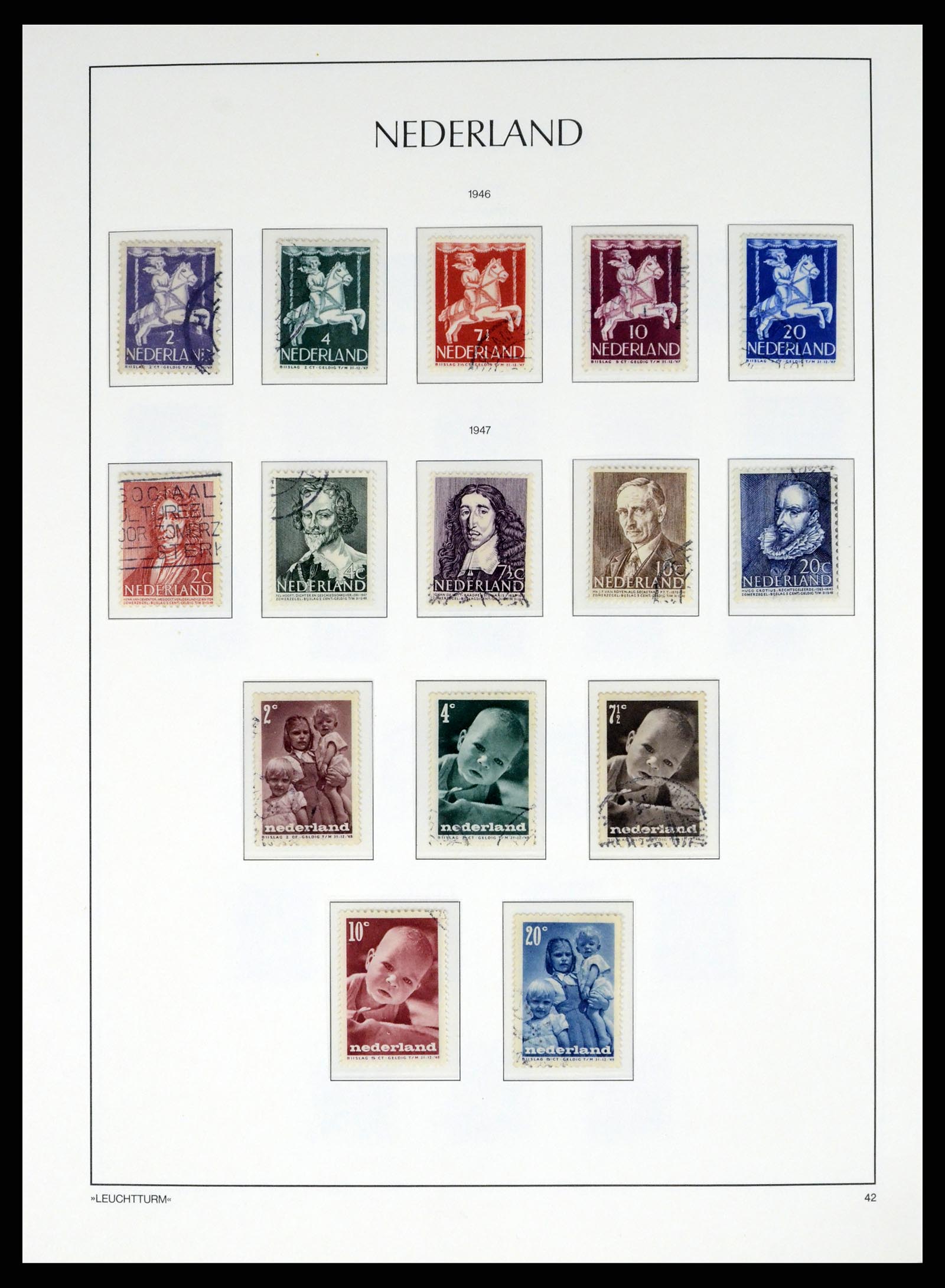37486 059 - Postzegelverzameling 37486 Nederland 1852-1968.