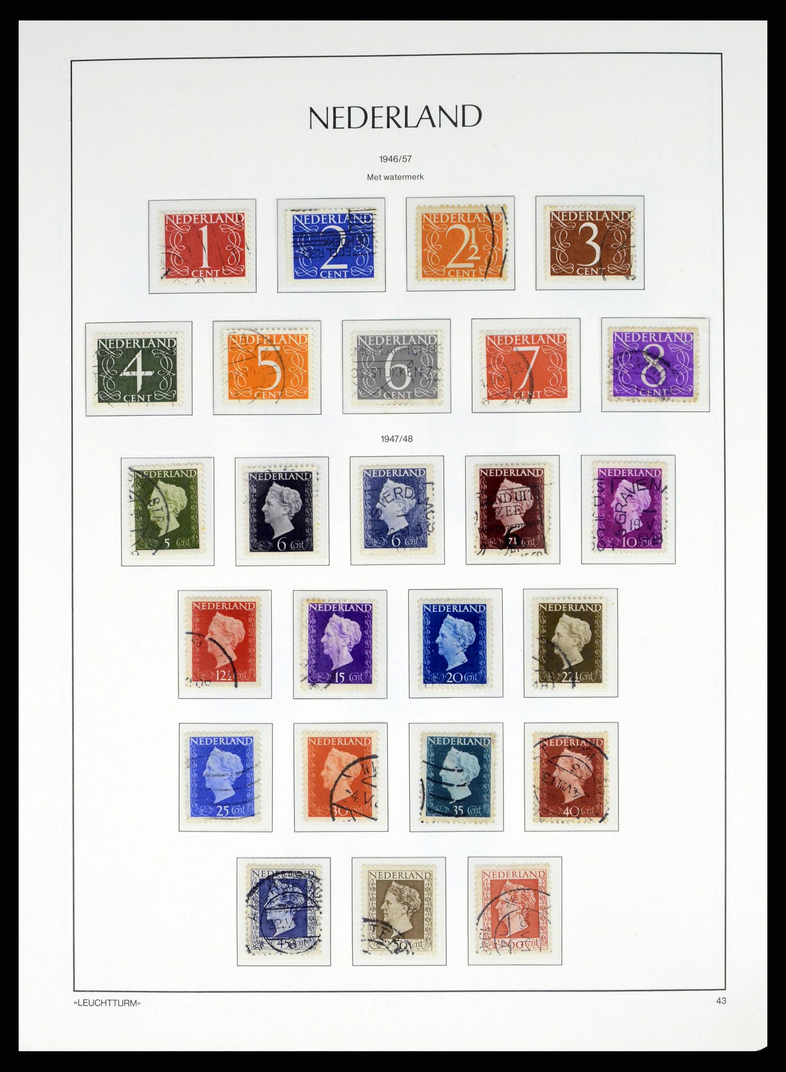 37486 060 - Postzegelverzameling 37486 Nederland 1852-1968.