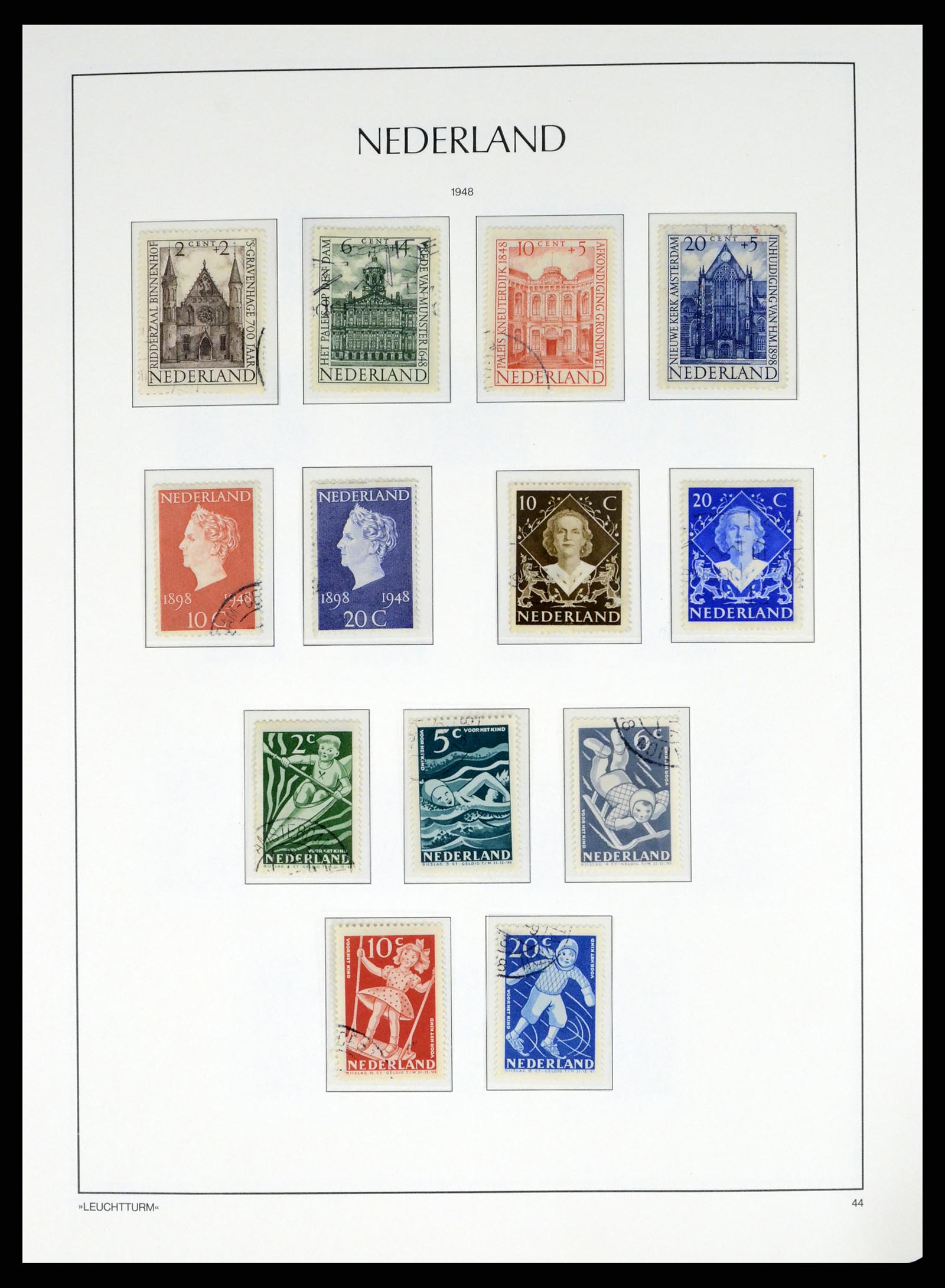 37486 061 - Postzegelverzameling 37486 Nederland 1852-1968.