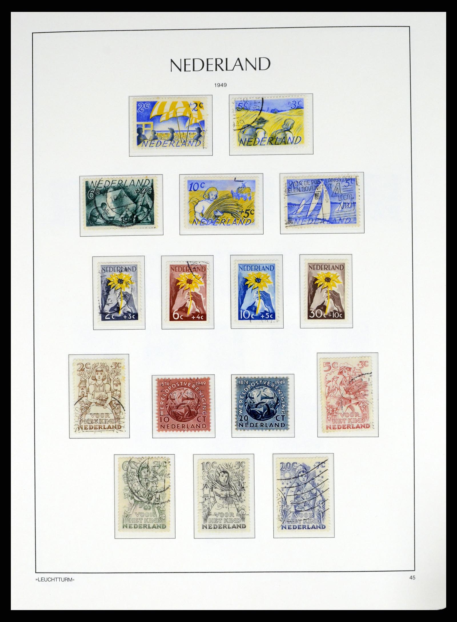 37486 062 - Postzegelverzameling 37486 Nederland 1852-1968.