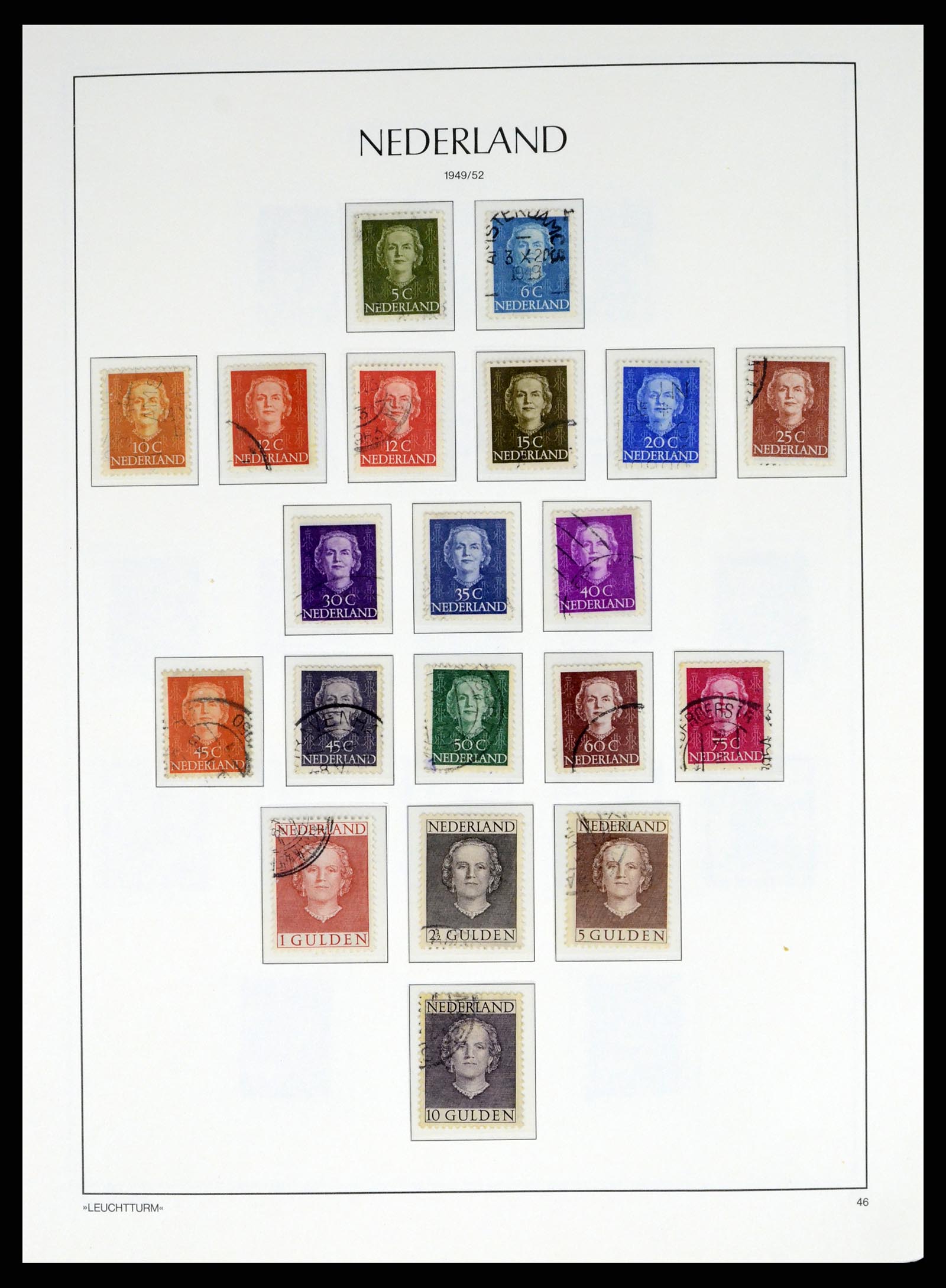 37486 063 - Postzegelverzameling 37486 Nederland 1852-1968.