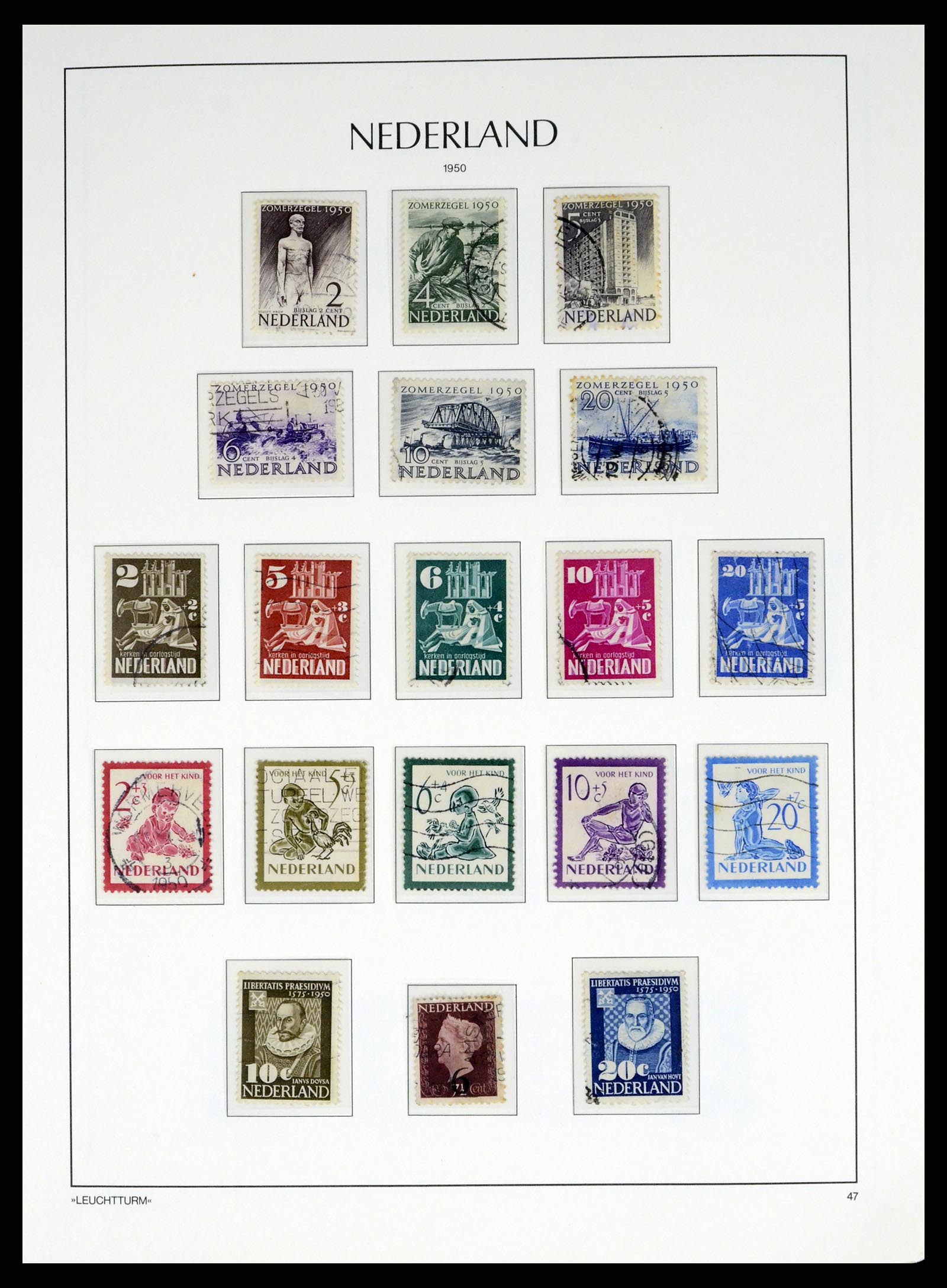 37486 064 - Postzegelverzameling 37486 Nederland 1852-1968.