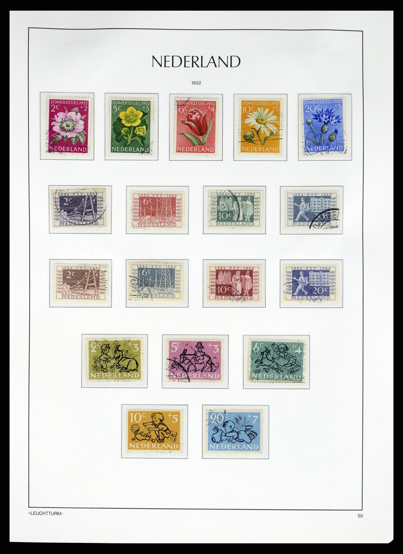 37486 067 - Postzegelverzameling 37486 Nederland 1852-1968.