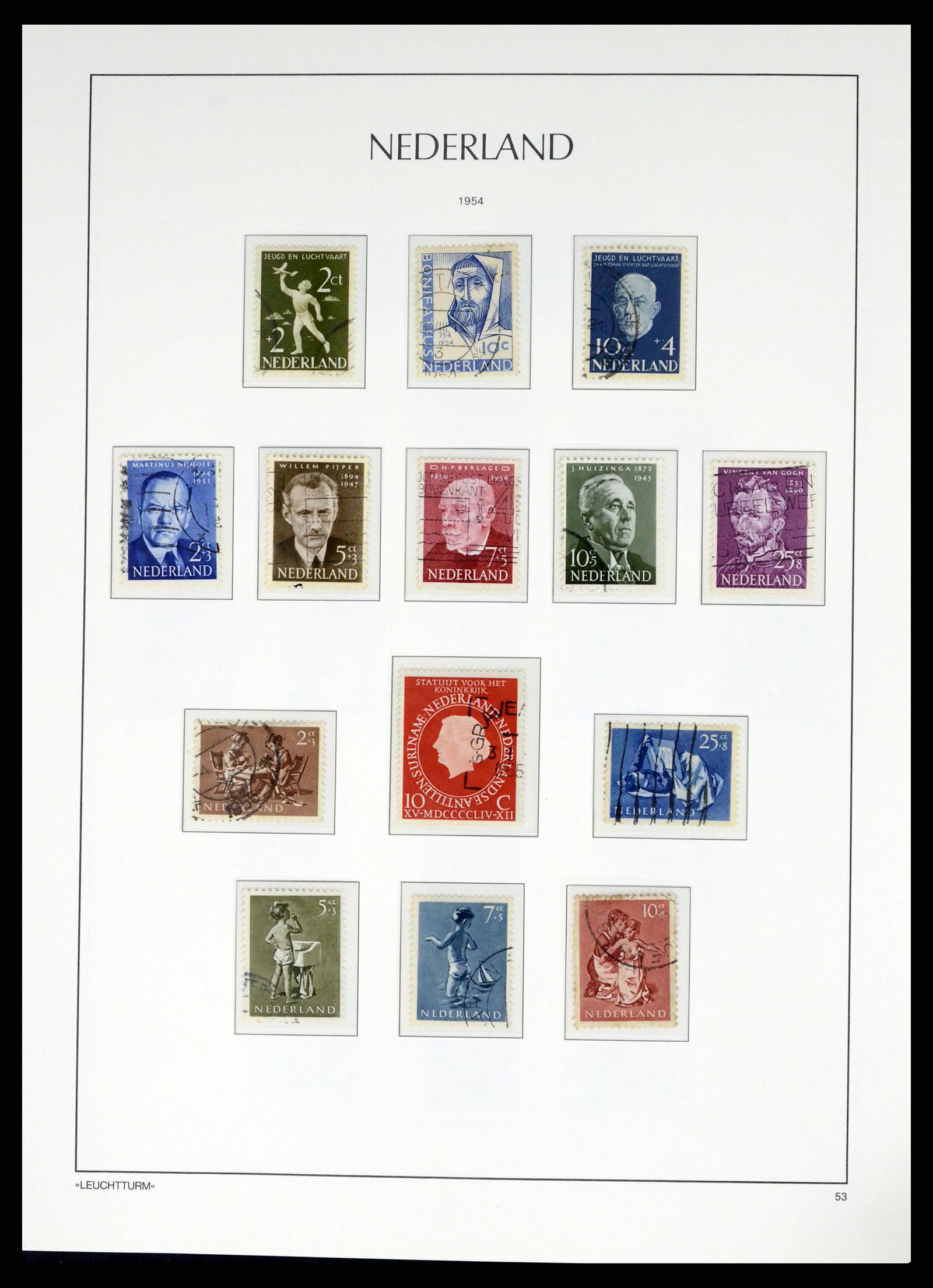 37486 072 - Postzegelverzameling 37486 Nederland 1852-1968.