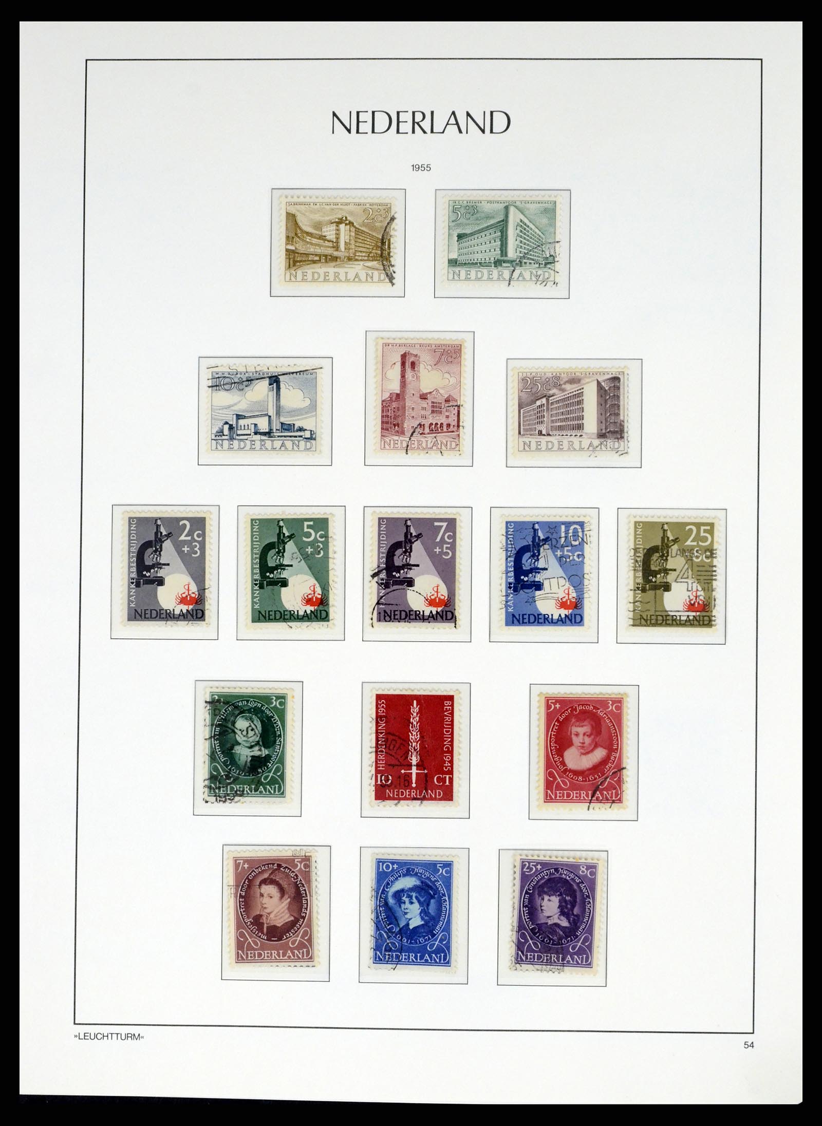 37486 073 - Postzegelverzameling 37486 Nederland 1852-1968.