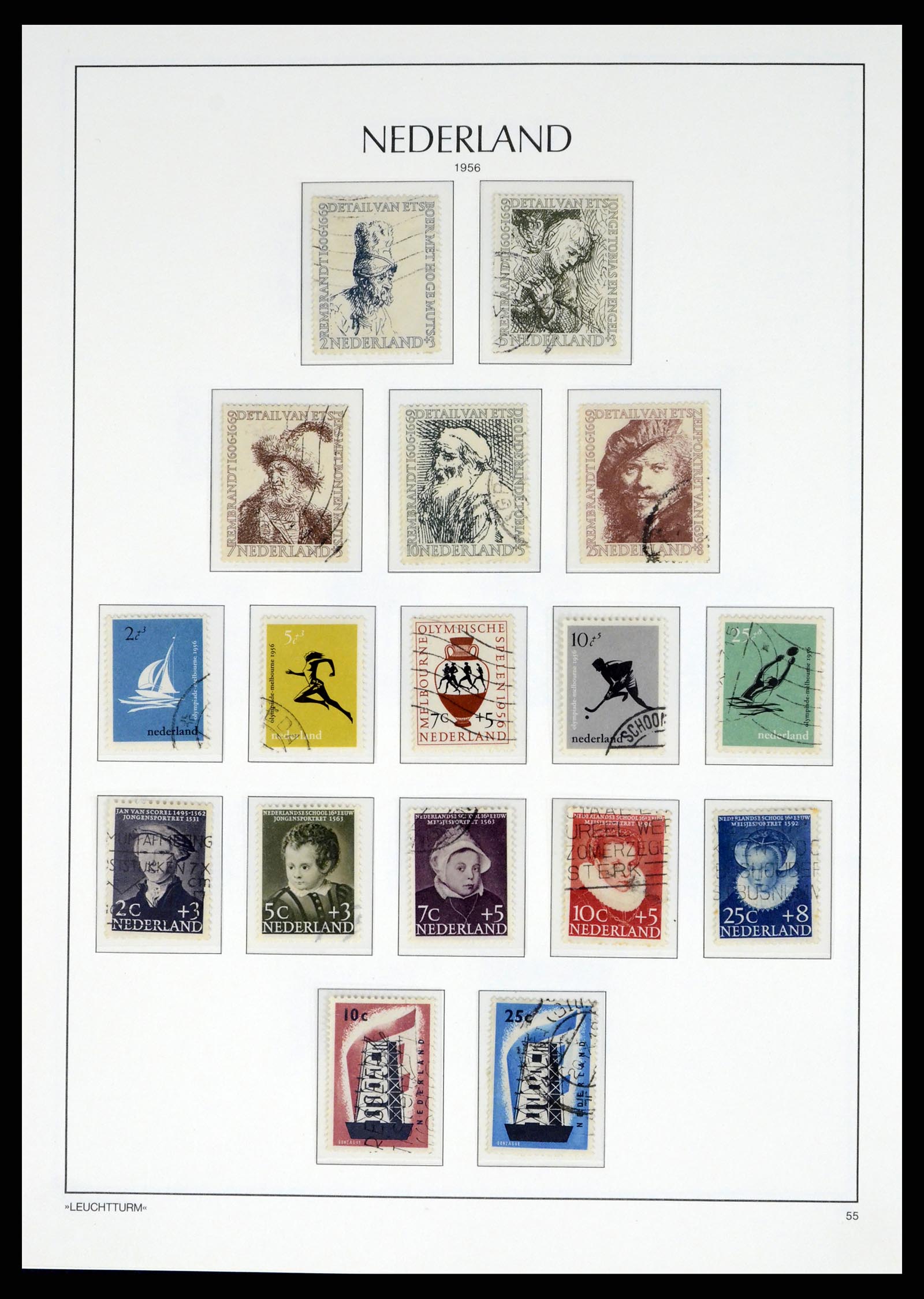 37486 076 - Postzegelverzameling 37486 Nederland 1852-1968.