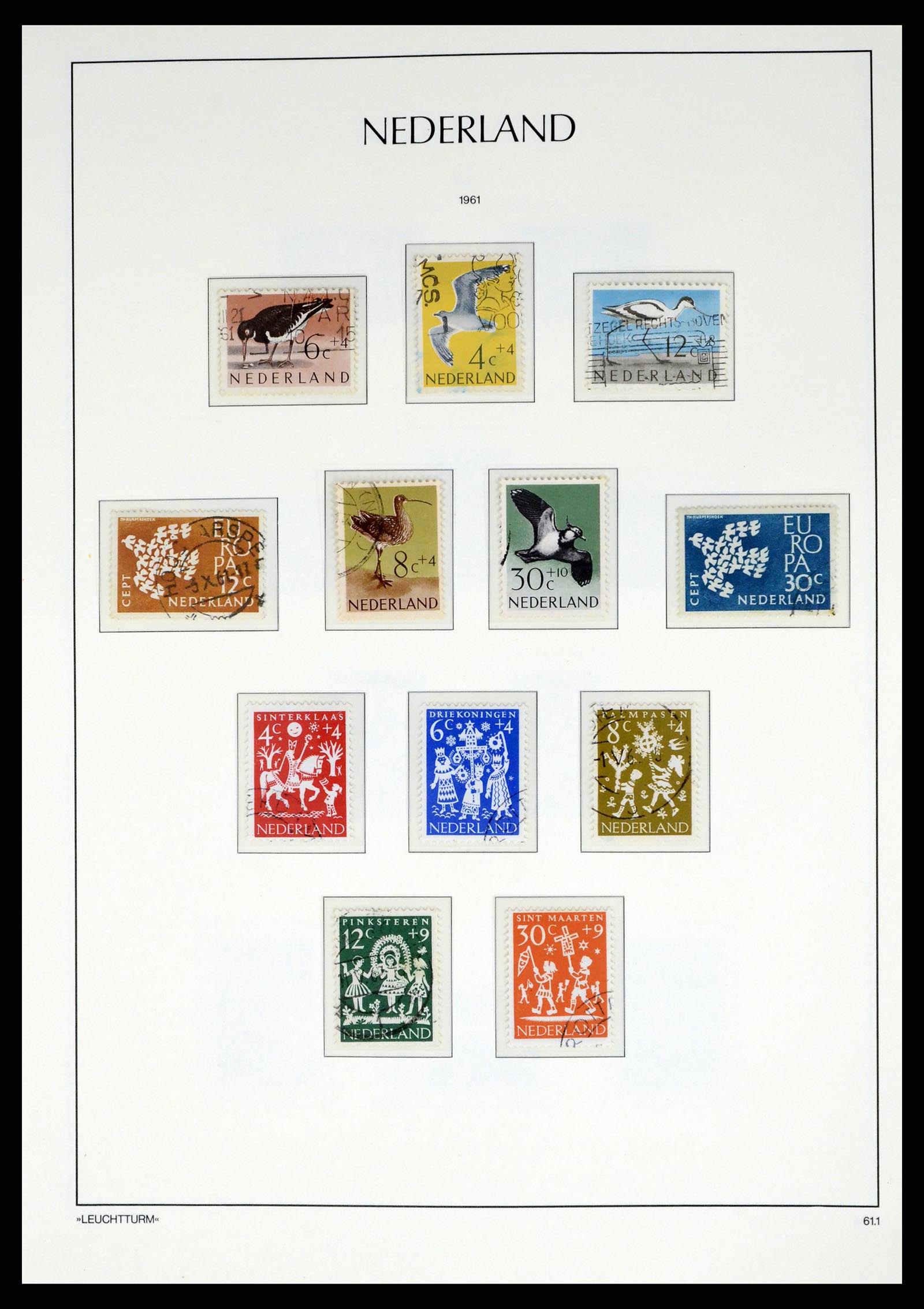 37486 081 - Postzegelverzameling 37486 Nederland 1852-1968.