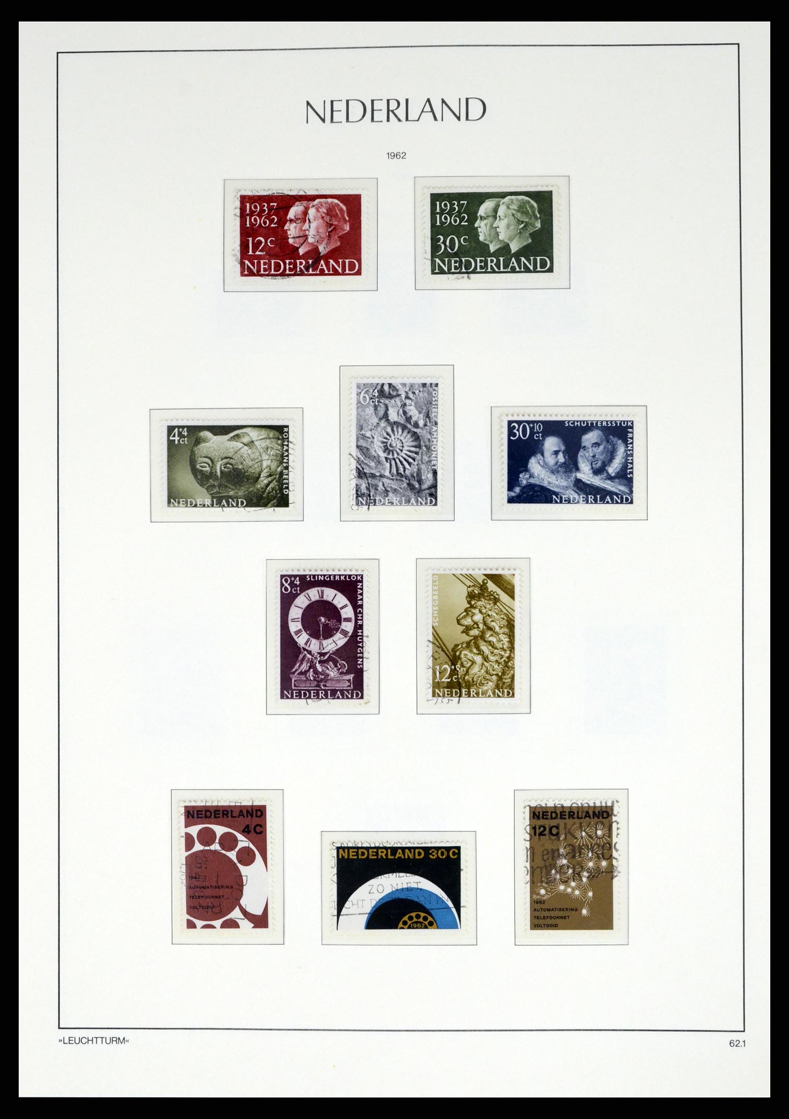37486 082 - Postzegelverzameling 37486 Nederland 1852-1968.