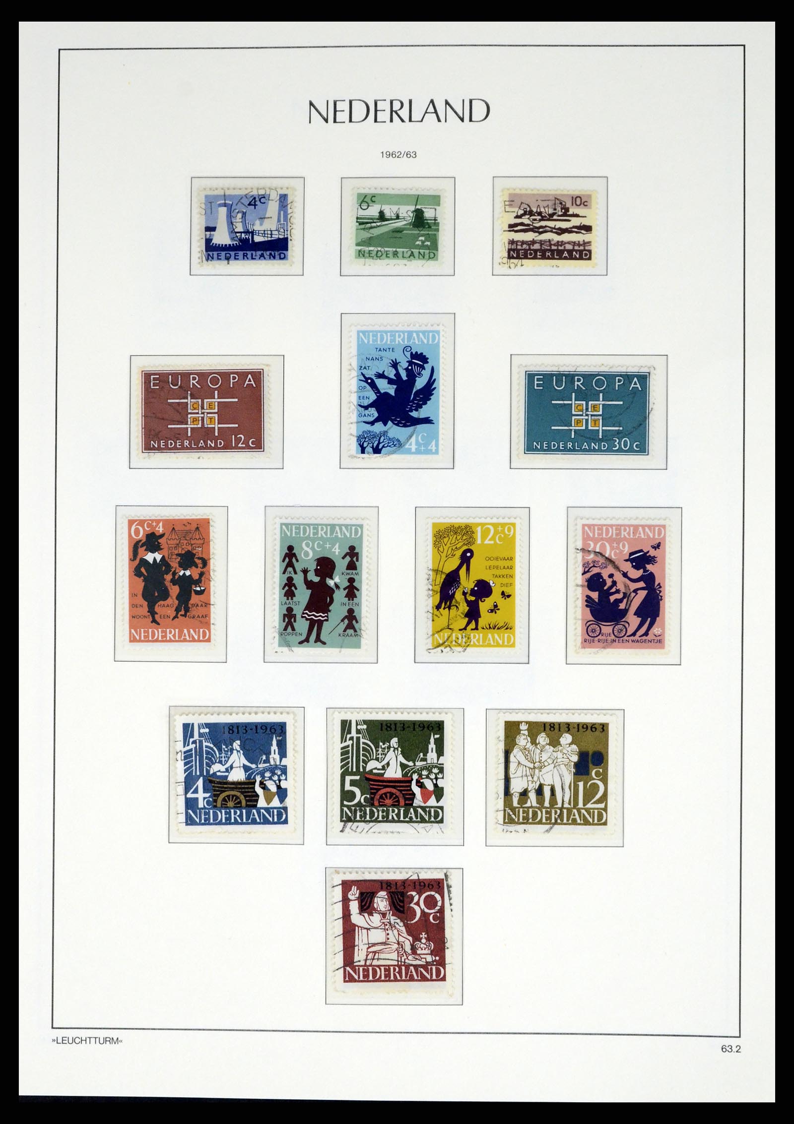 37486 086 - Postzegelverzameling 37486 Nederland 1852-1968.