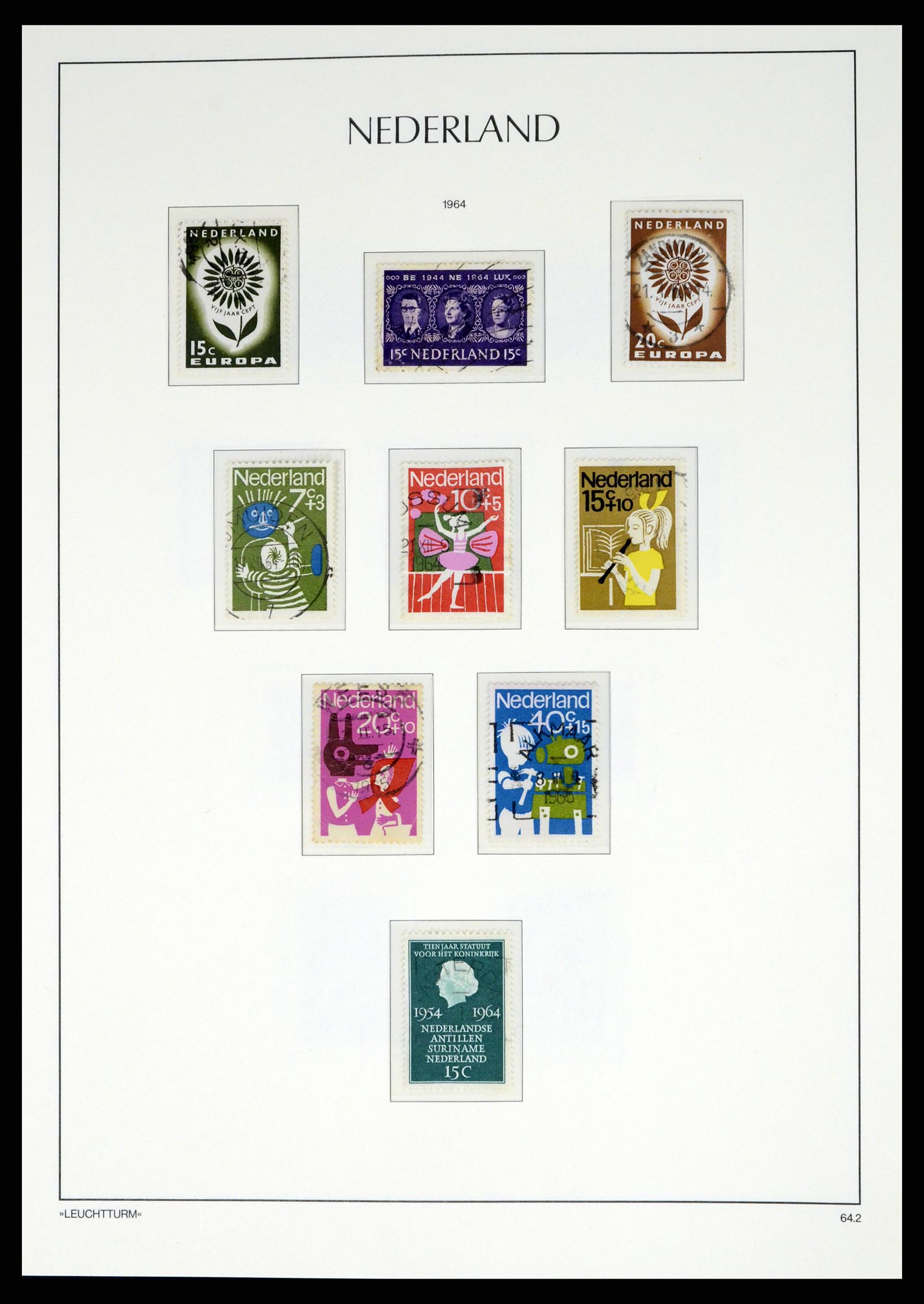 37486 088 - Postzegelverzameling 37486 Nederland 1852-1968.