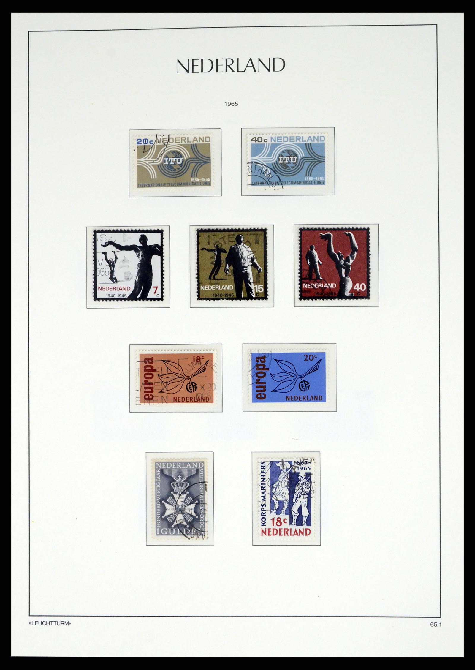 37486 089 - Postzegelverzameling 37486 Nederland 1852-1968.
